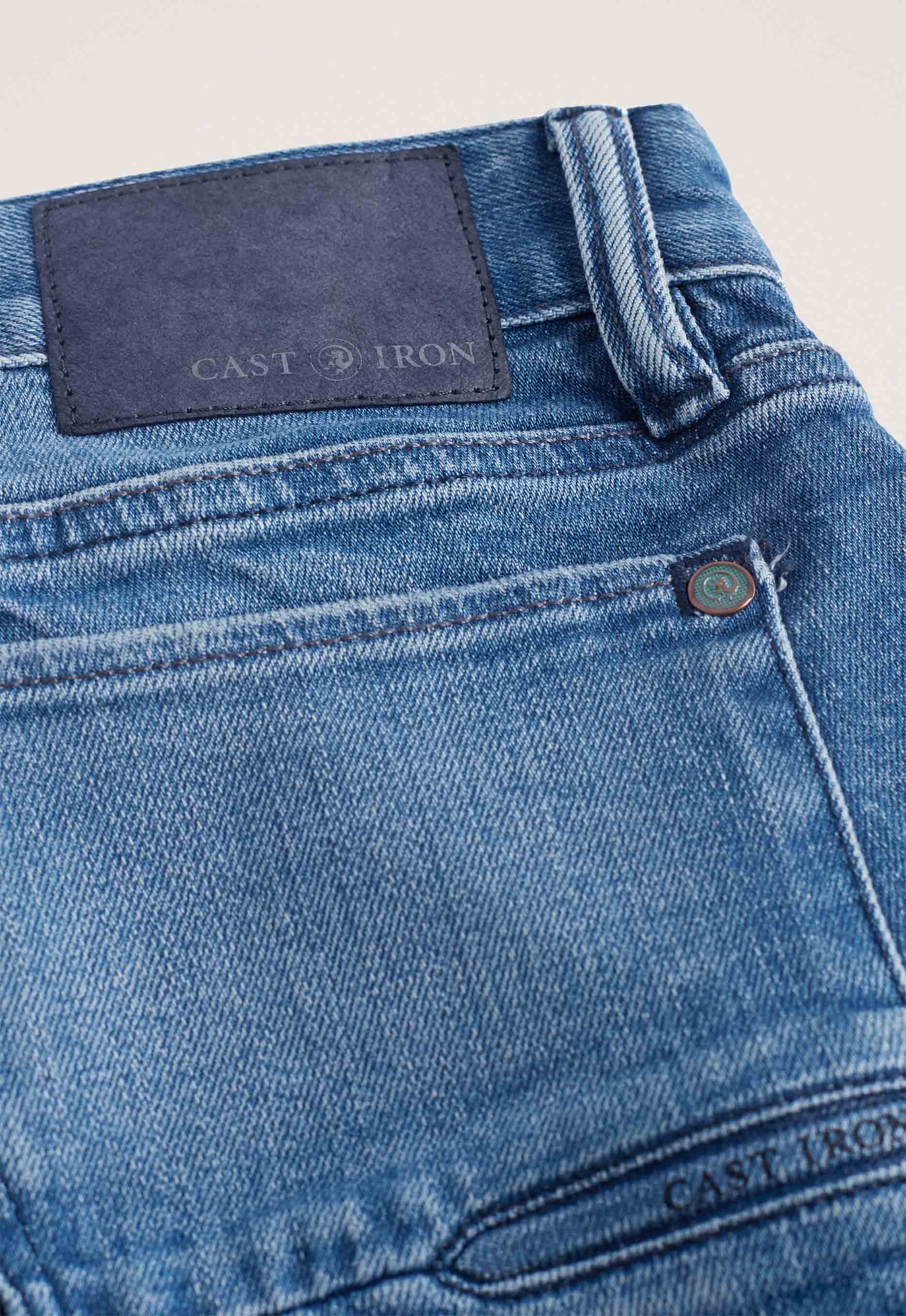 Cast Iron Riser Slim Jeans