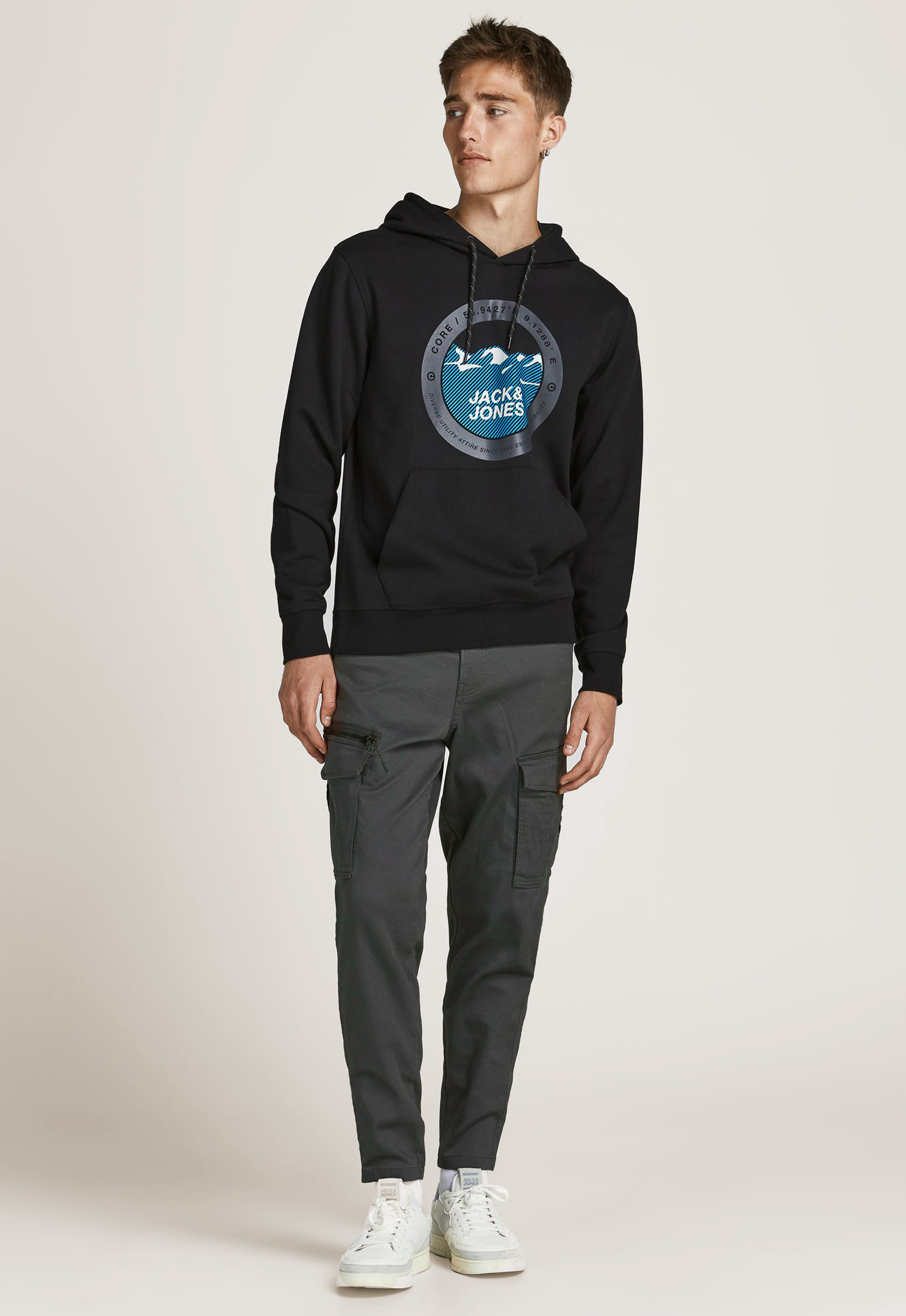 Jack&Jones Ace Dex Tapered Cargo Broek Jack&Jones Ace Dex Tapered Cargo Broek