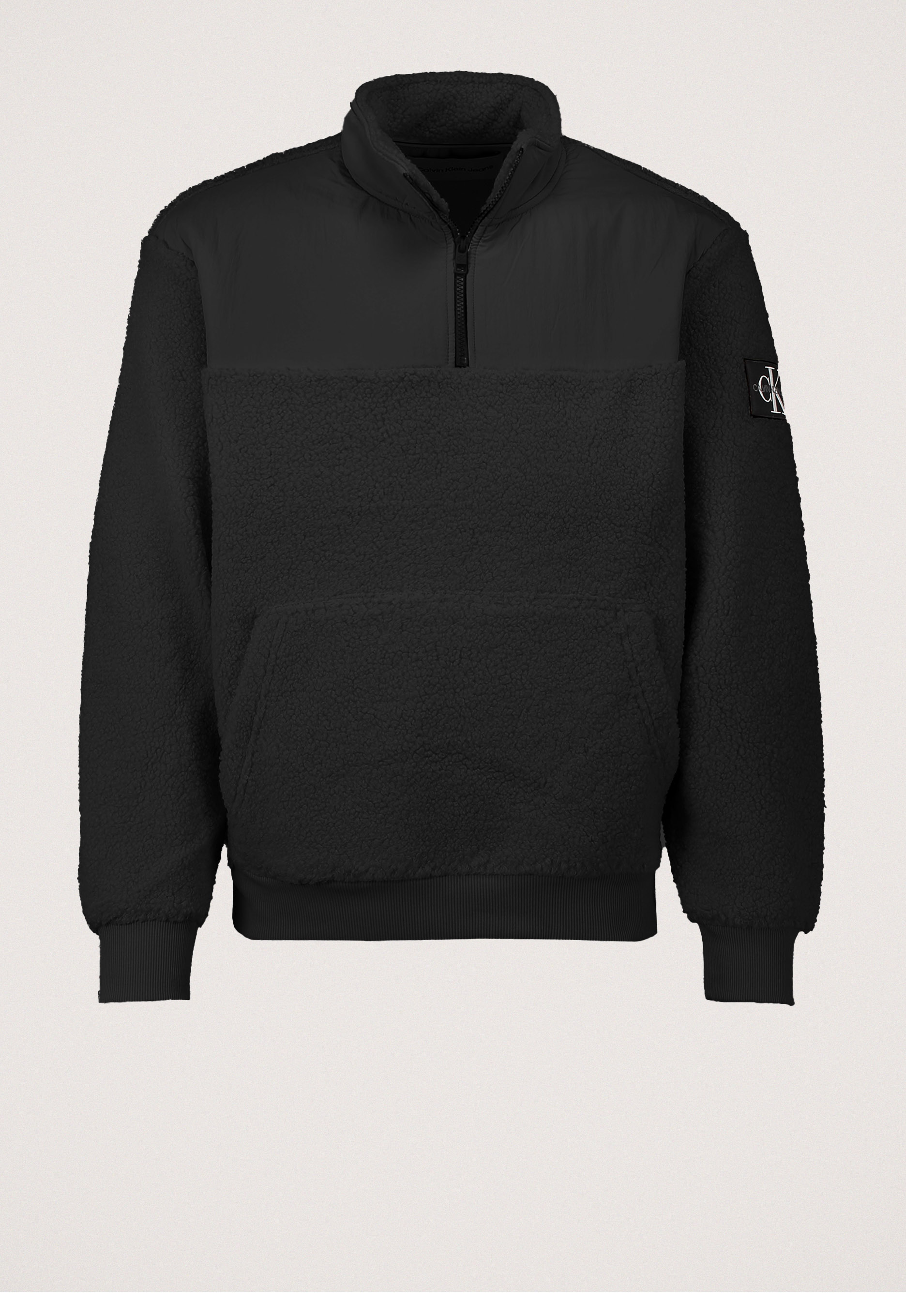 Calvin Klein Badge Sherpa Fleece Sweater