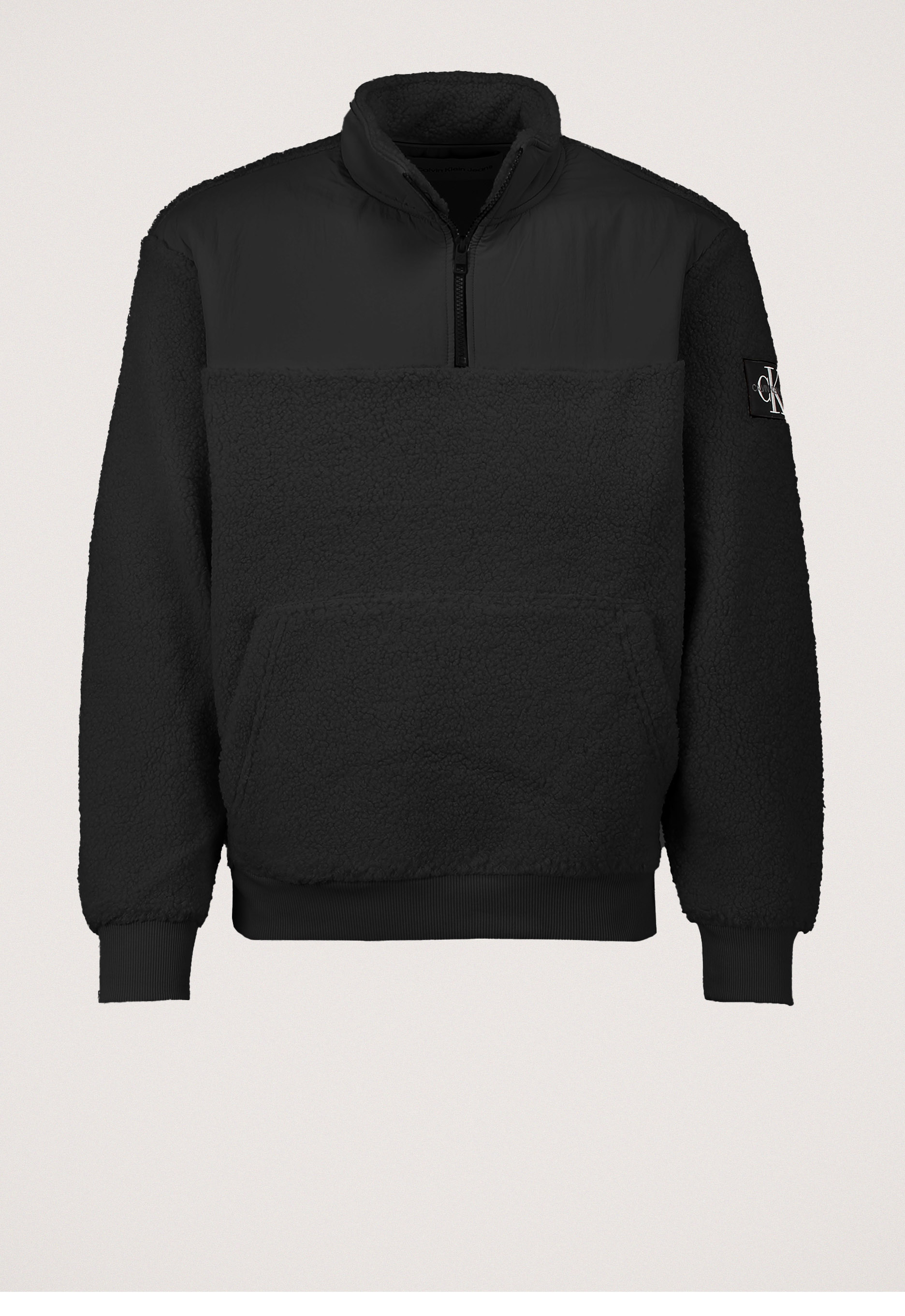Calvin Klein Badge Sherpa Fleece Sweater Calvin Klein Badge Sherpa Fleece Sweater
