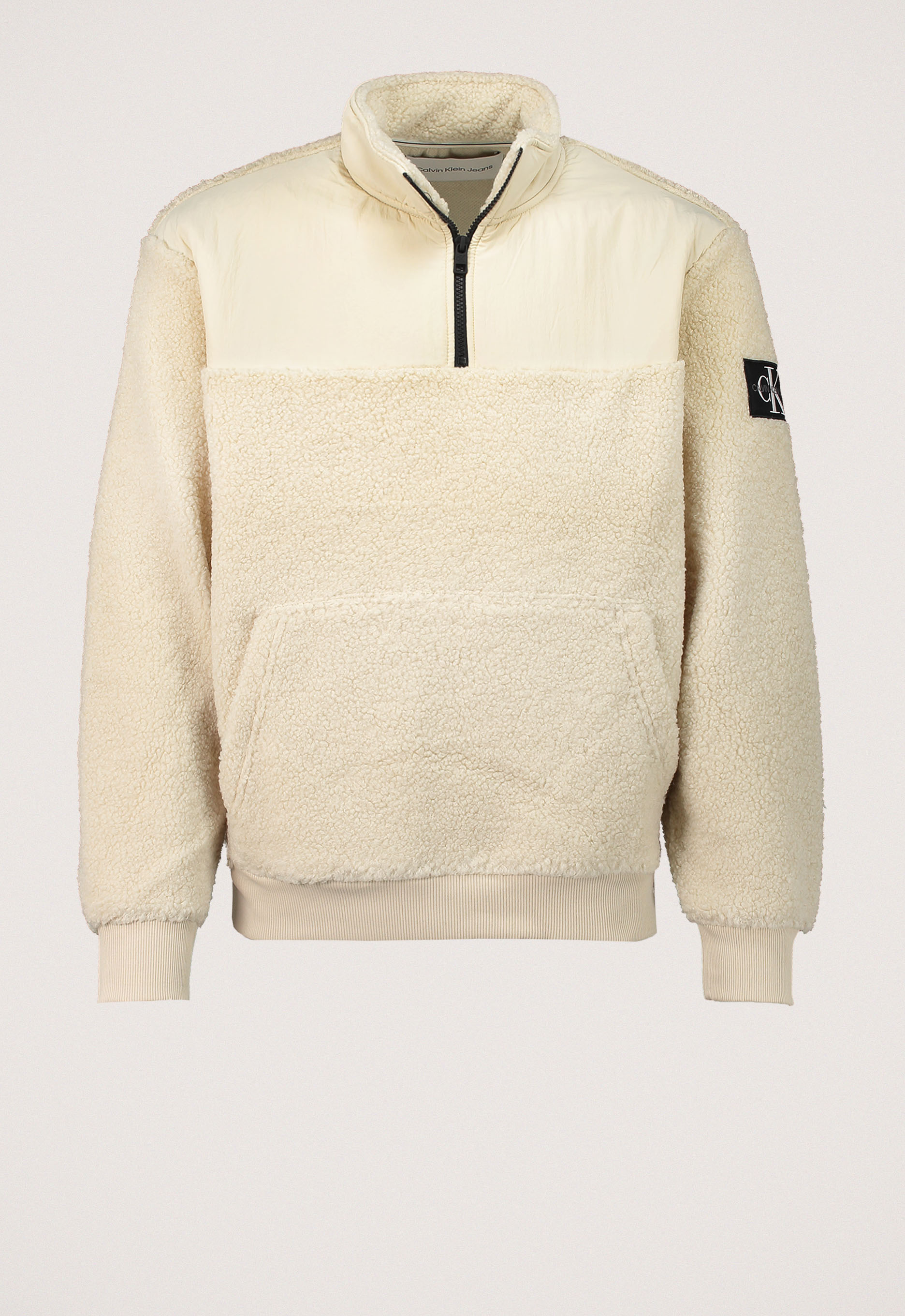 Calvin Klein Badge Sherpa Fleece Sweater