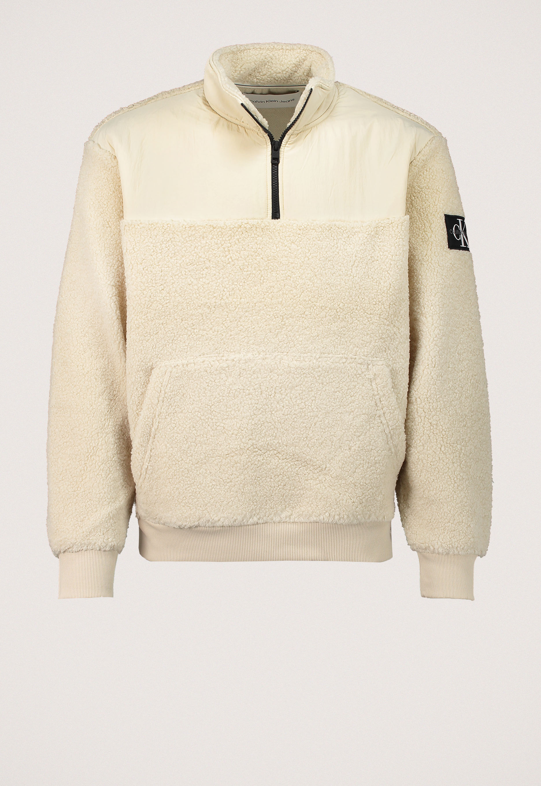 Calvin Klein Badge Sherpa Fleece Sweater Calvin Klein Badge Sherpa Fleece Sweater