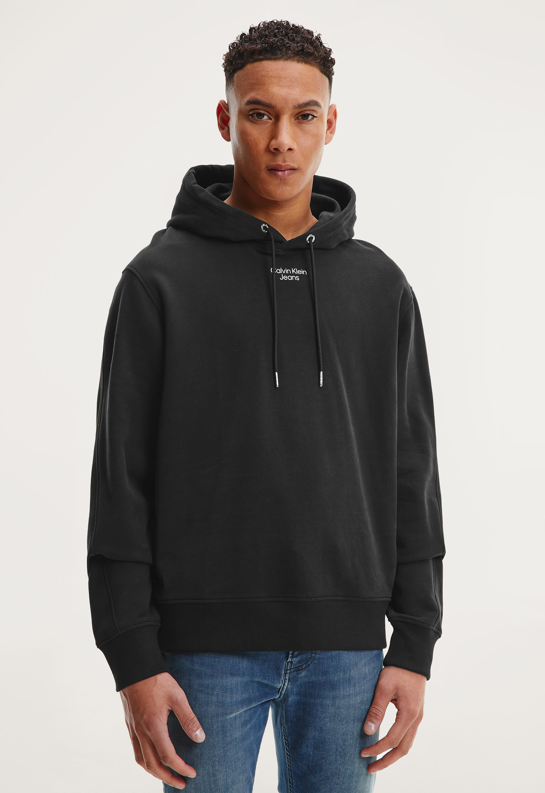 Calvin Klein Stacked Logo Hoodie Calvin Klein Stacked Logo Hoodie