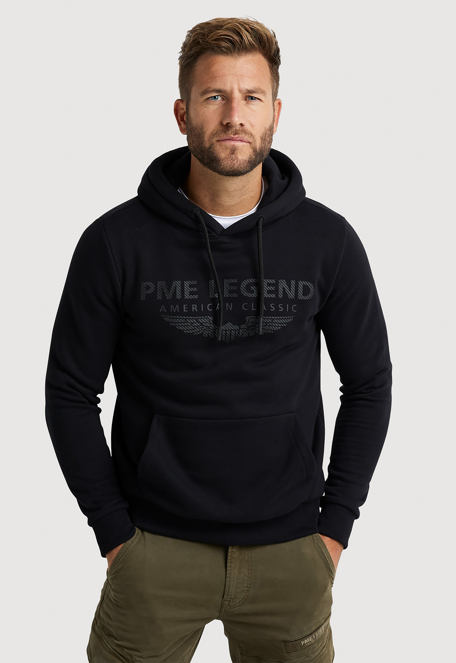 PME Legend Hooded Soft Brushed Fleece Hoodie PME Legend Hooded Soft Brushed Fleece Hoodie