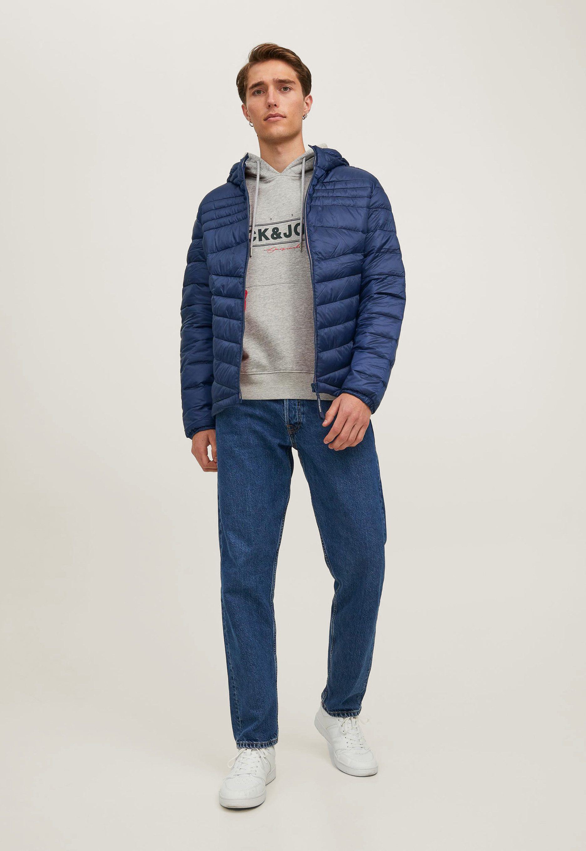 Jack&Jones Lichte Capuchon Gewatteerde Jas Jack&Jones Lichte Capuchon Gewatteerde Jas