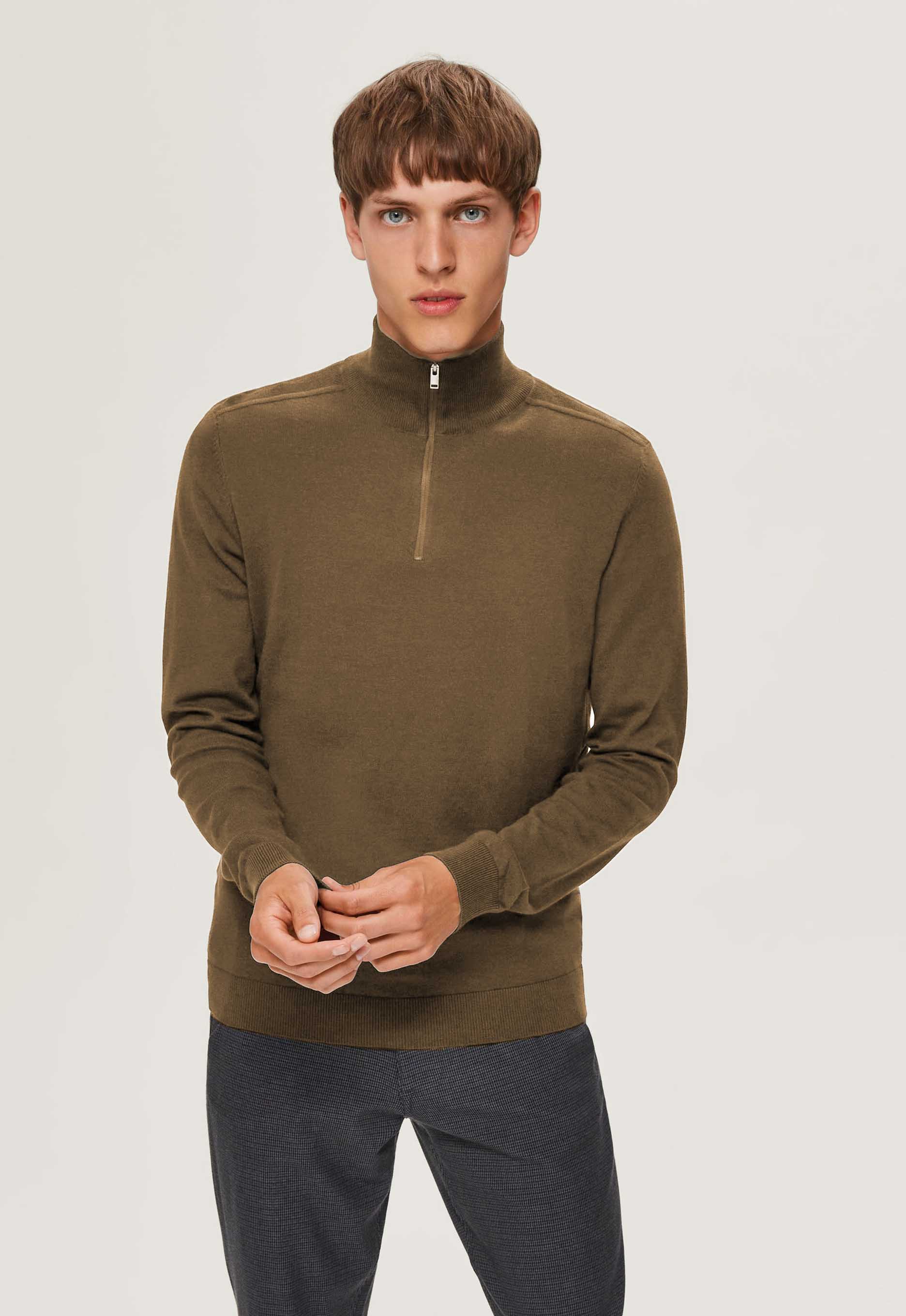 Selected Berg Half Zip Trui Selected Berg Half Zip Trui