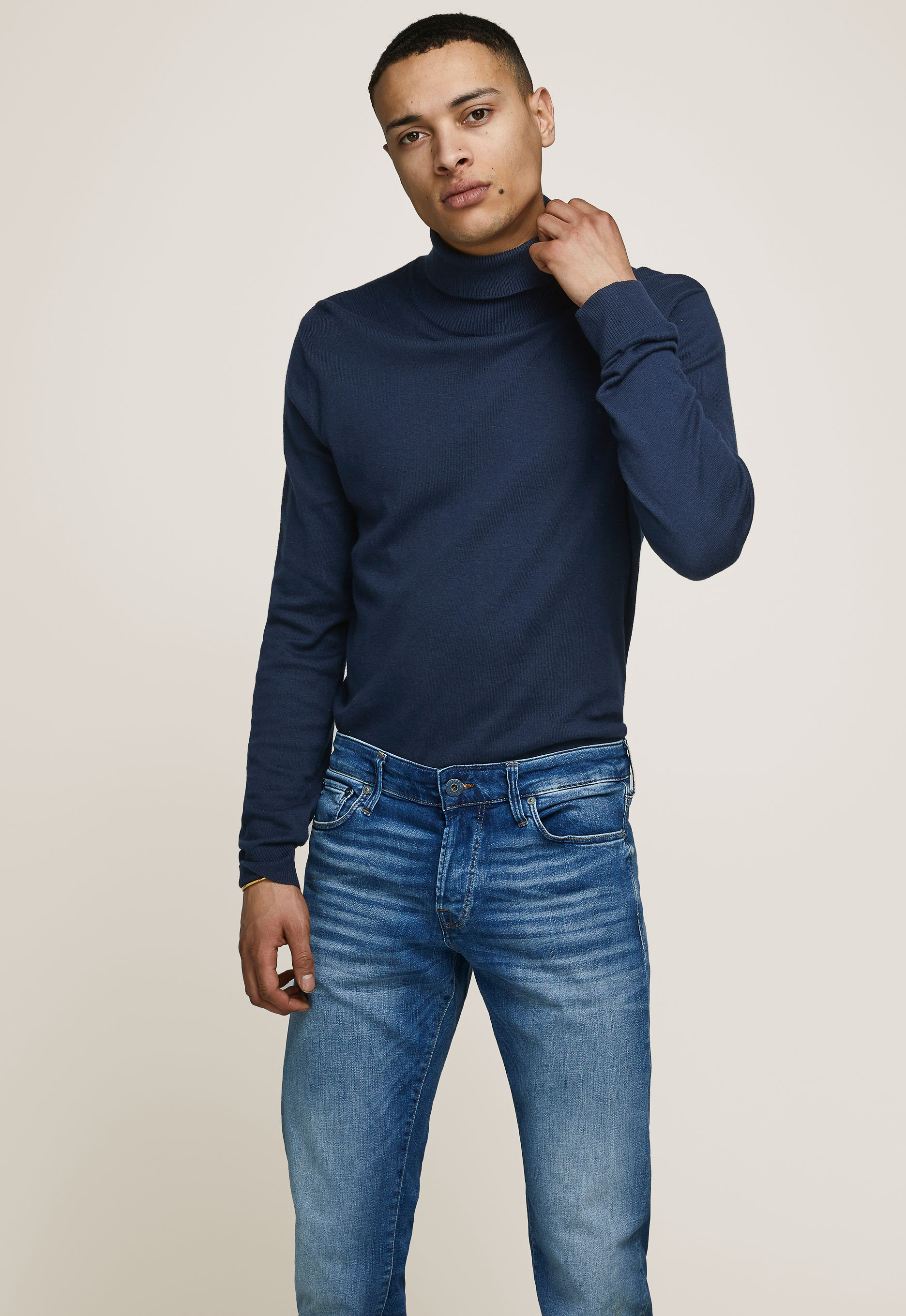 Jack&Jones Rolkraag Gebreide Trui Jack&Jones Rolkraag Gebreide Trui
