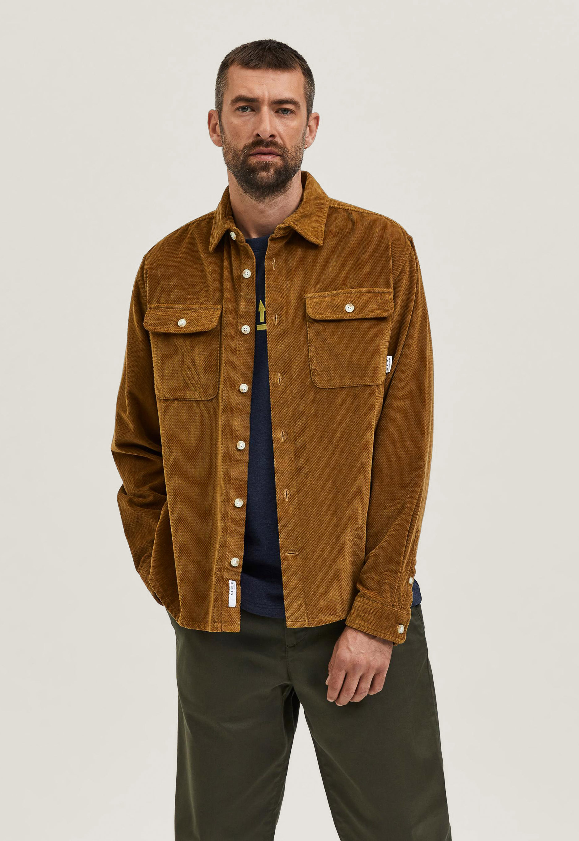 Selected Homme Loose Kappel Overshirt