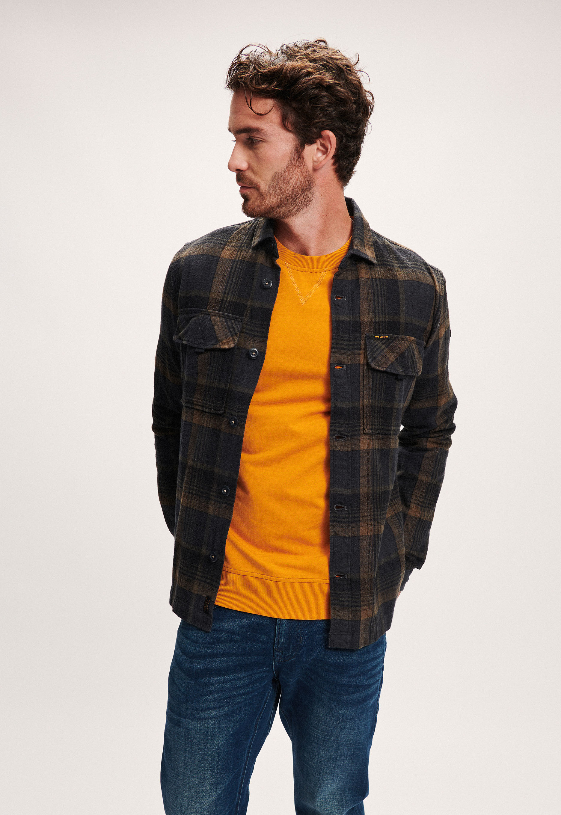 PME Legend Cotton Yarn Dyed Check T-Shirt PME Legend Cotton Yarn Dyed Check T-Shirt