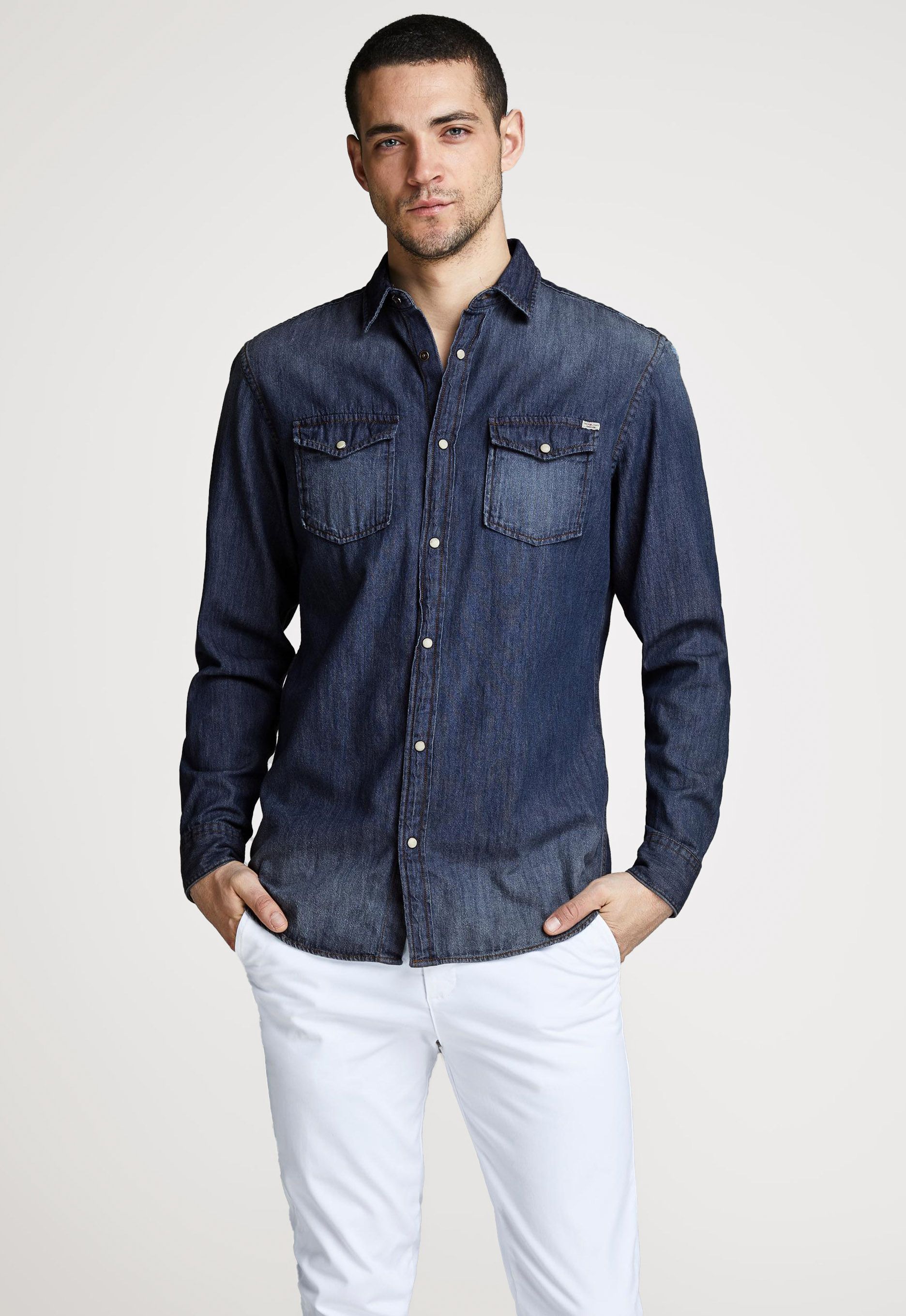 Jack&Jones Denim Overhemd Jack&Jones Denim Overhemd