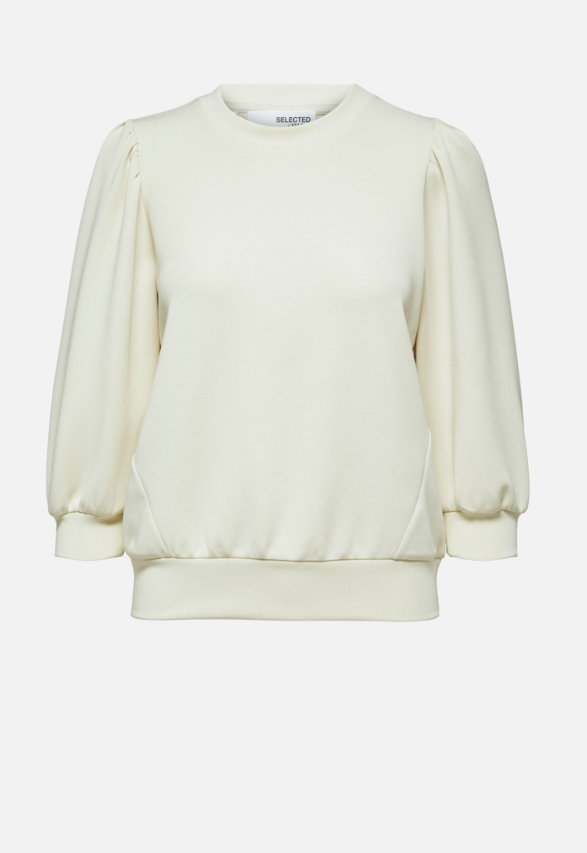 Selected Femme Tenny 3/4 sweat top - Sweater