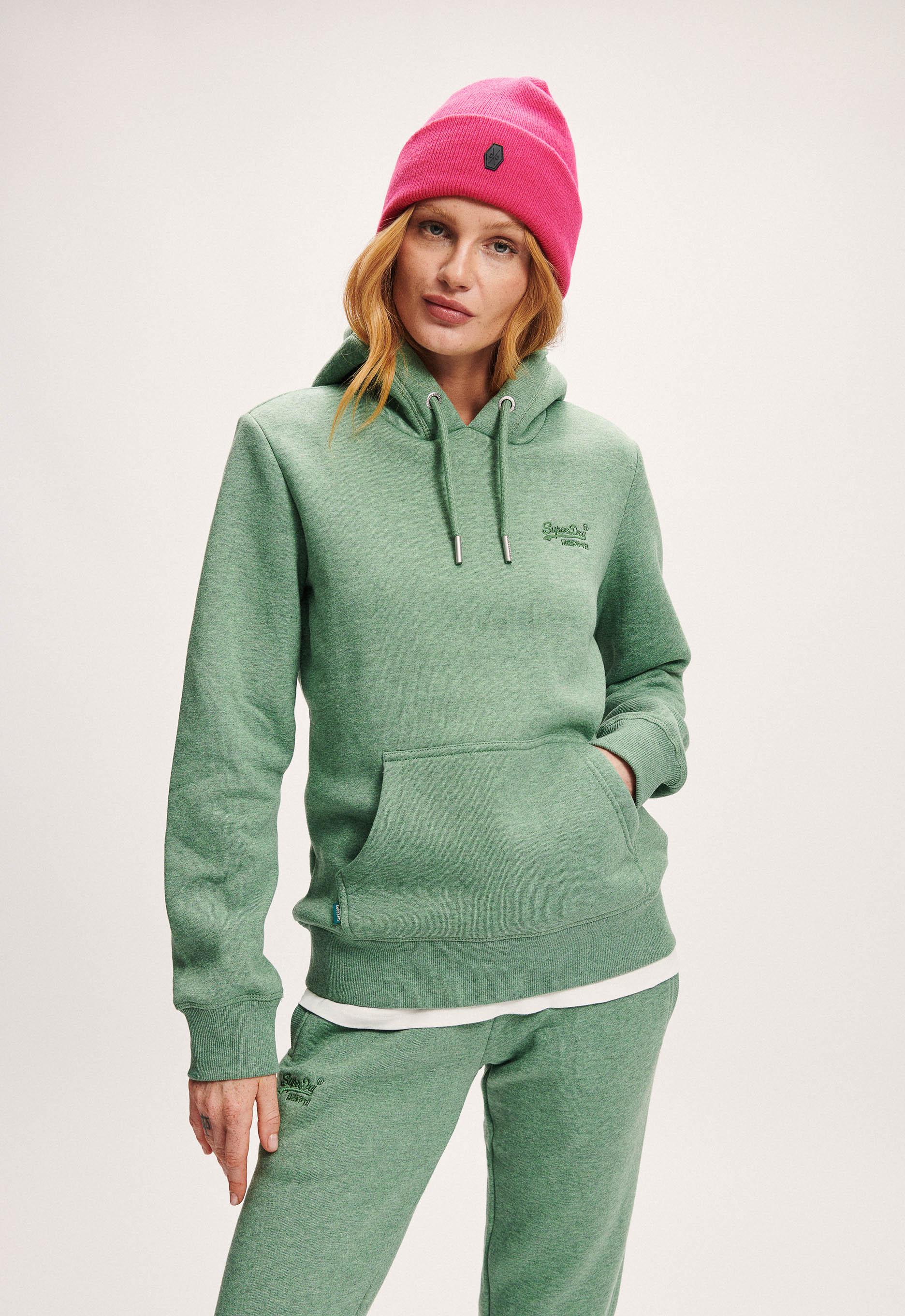 Superdry Vintage Logo Sweater Hood Superdry Vintage Logo Sweater Hood