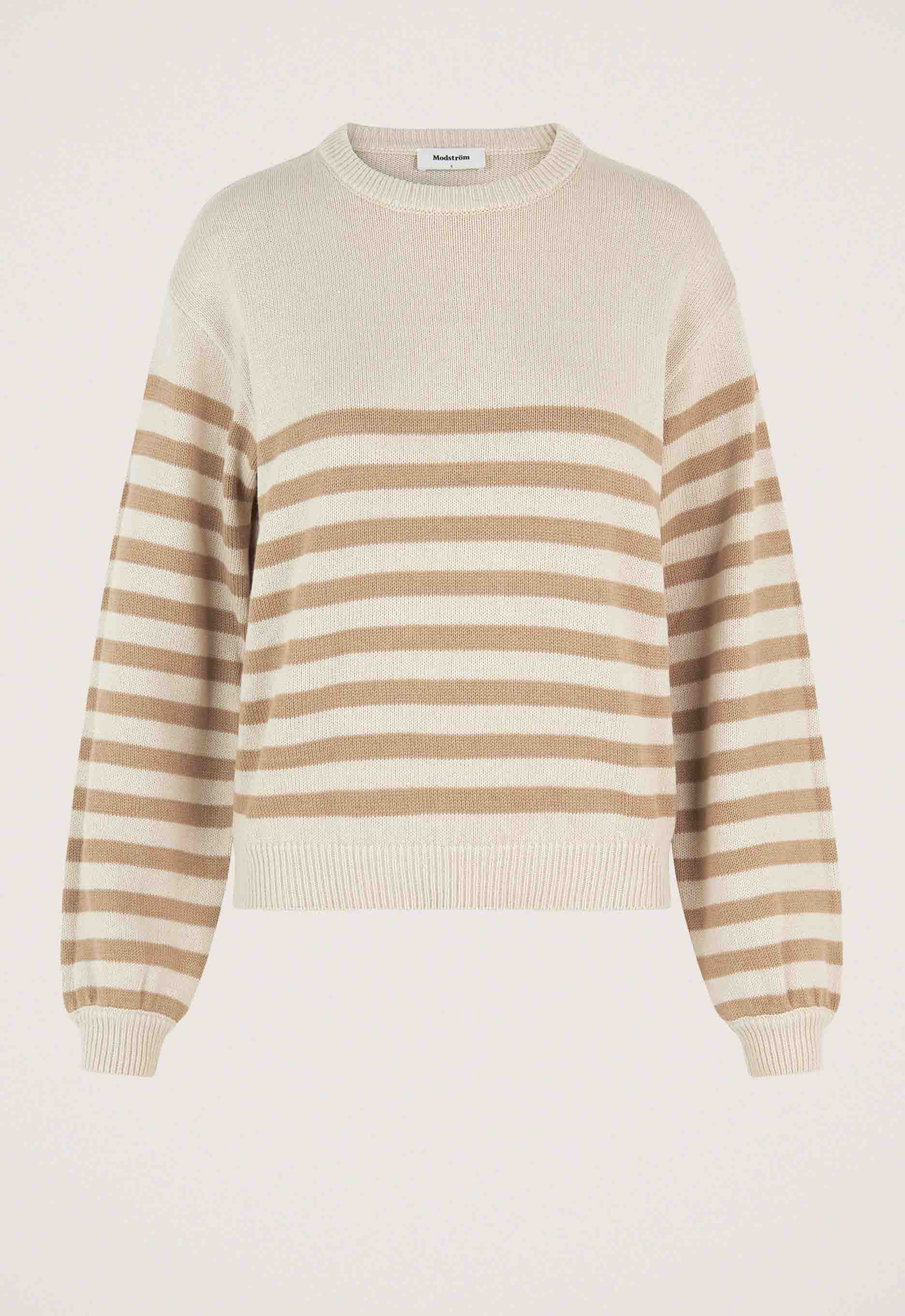 Modström Archie O-neck Gestreepte Trui Modström Archie O-neck Gestreepte Trui