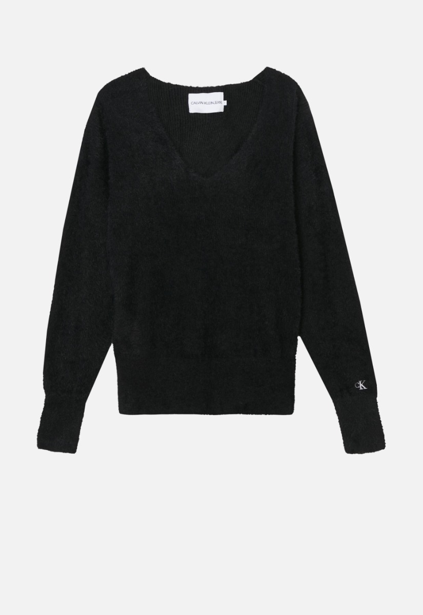 Calvin Klein Fluffy V-Neck Sweater