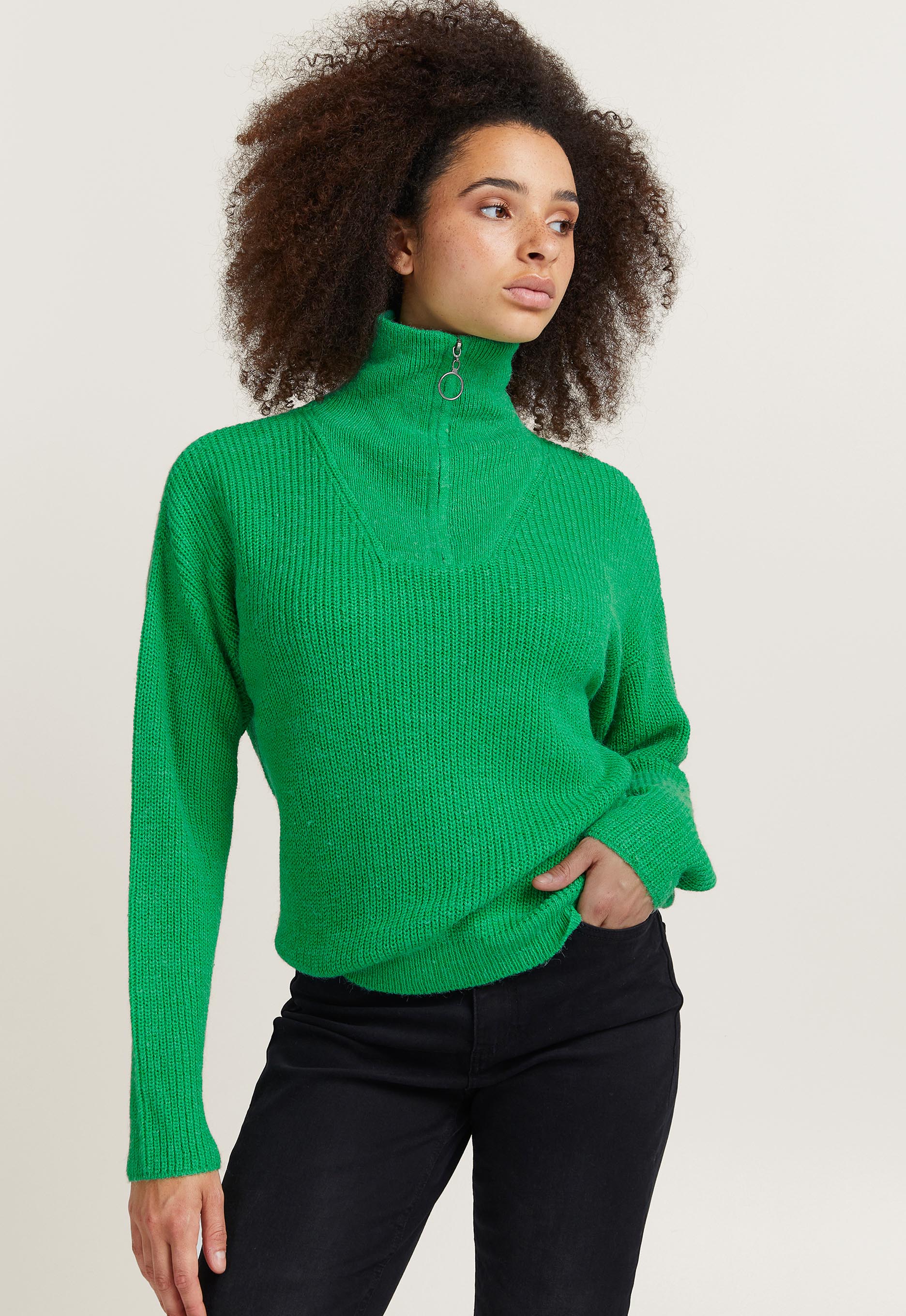 Ichi 20117090 Novo ls halfzip knit Ichi 20117090 Novo ls halfzip knit