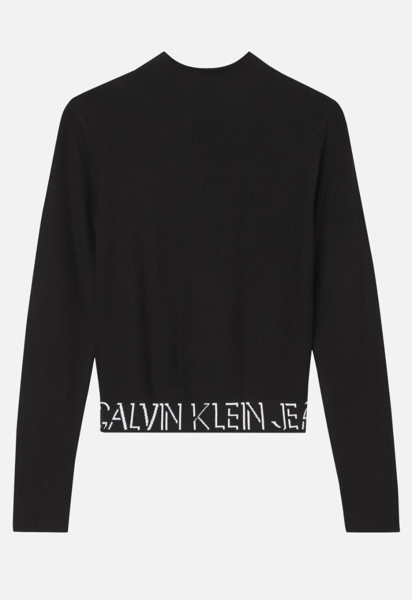 Calvin Klein Logo Tape Sweater Coltrui