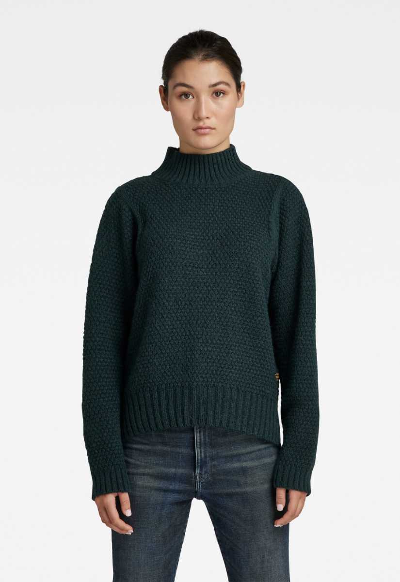 G-Star RAW Structure Mock Knit Coltrui