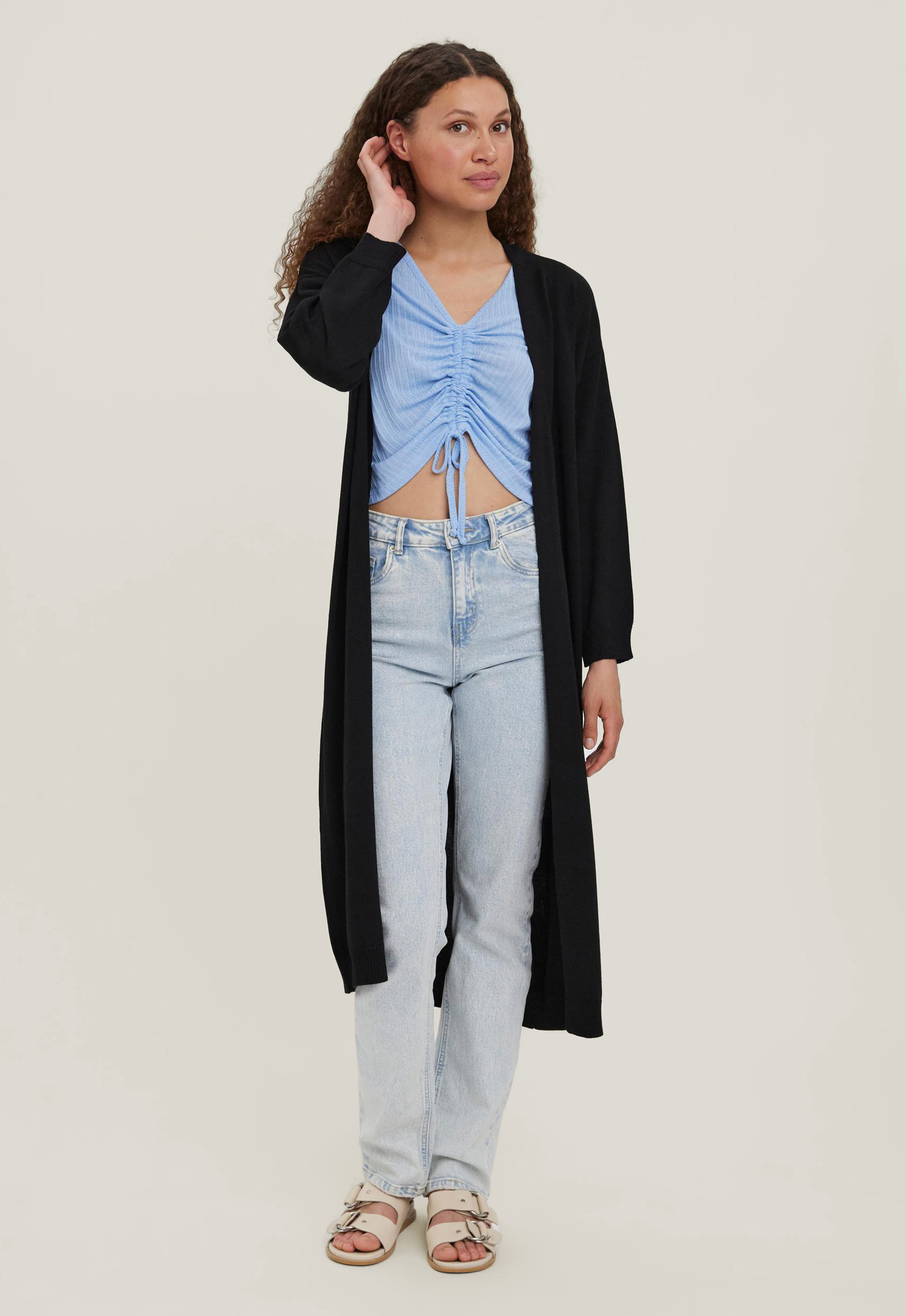 Vero Moda Uzuri Long Cardigan Vest Vero Moda Uzuri Long Cardigan Vest