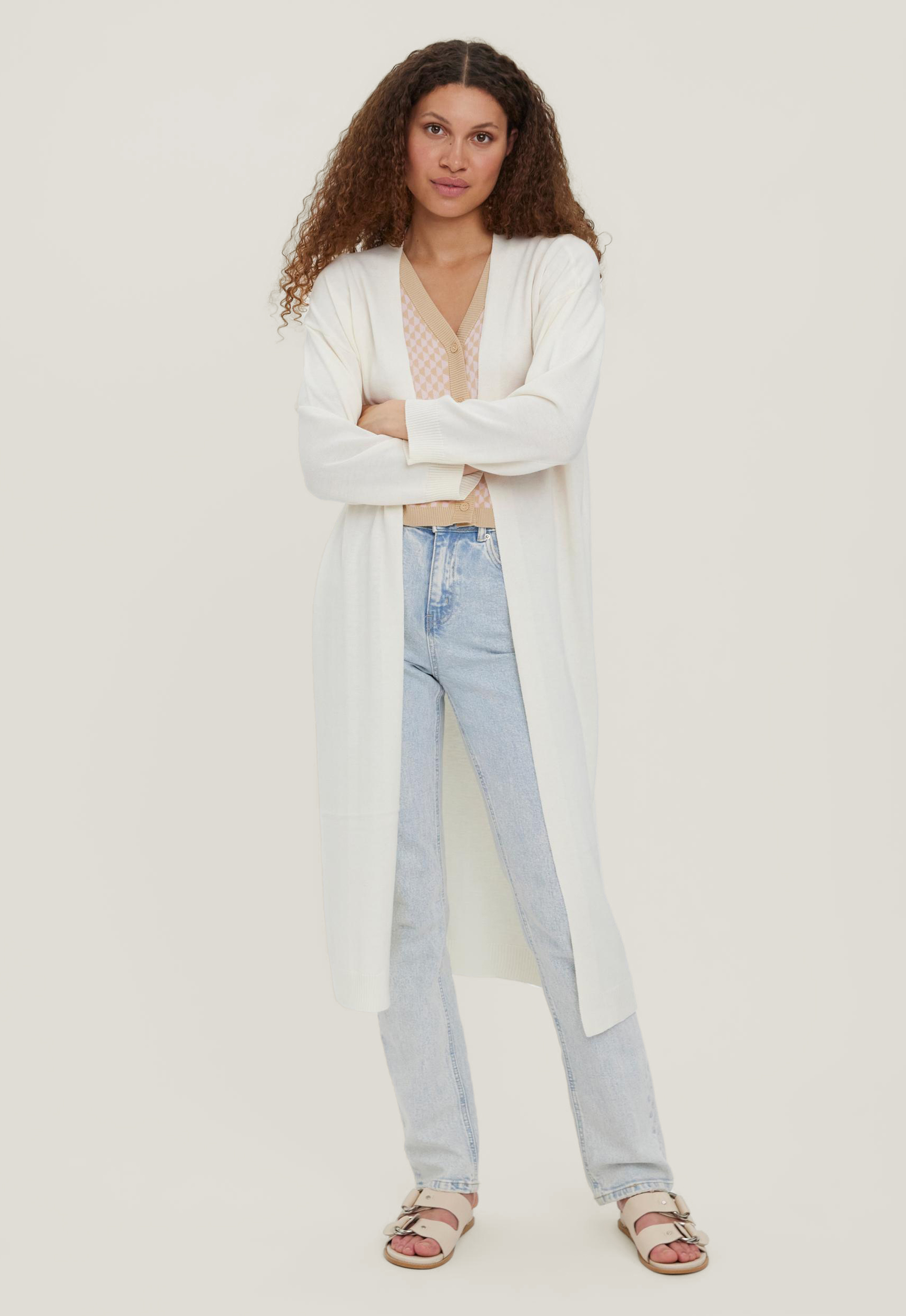 Vero Moda Uzuri Long Cardigan Vest Vero Moda Uzuri Long Cardigan Vest