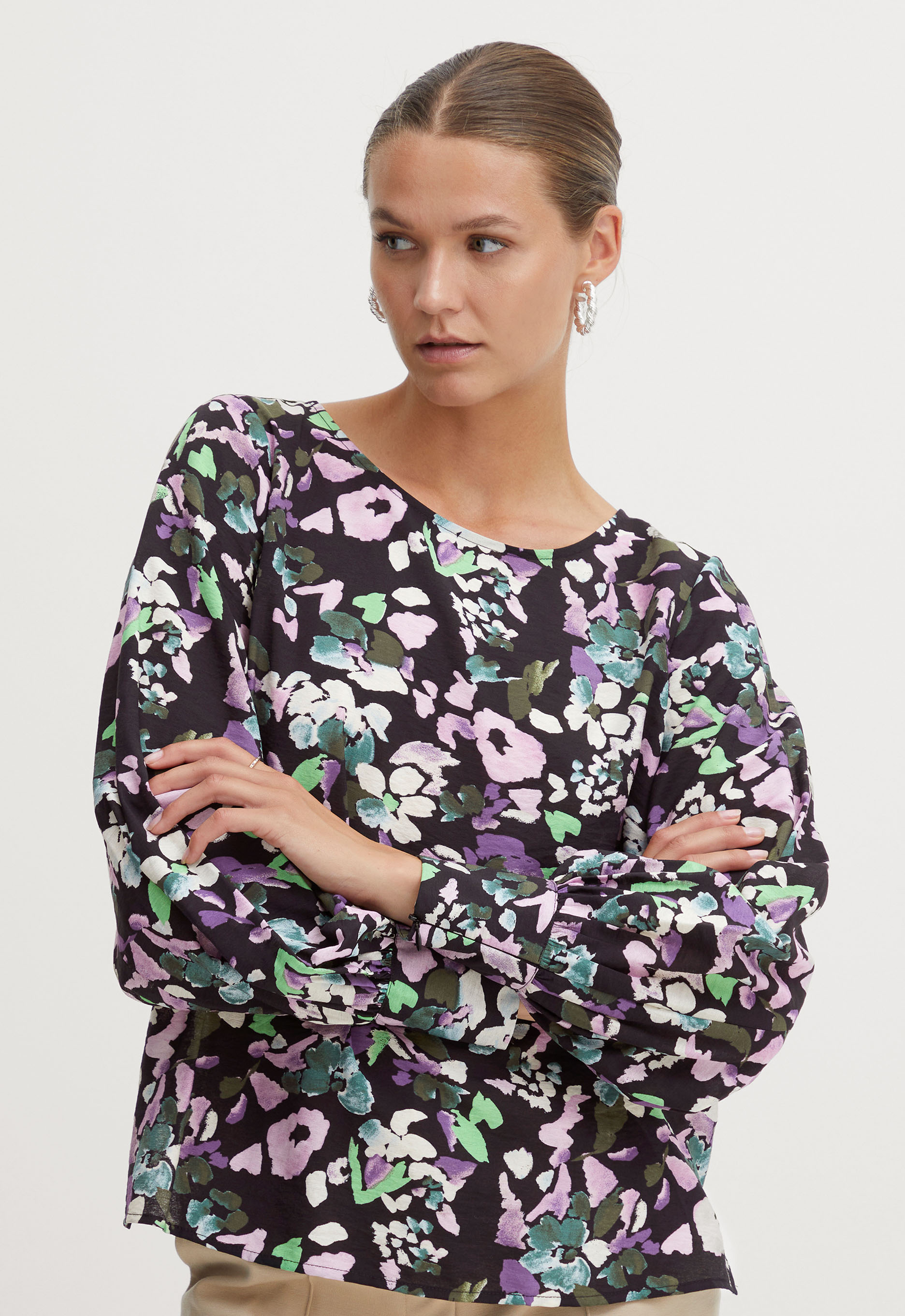 Ichi 20117163 Cratzo ls blouse Ichi 20117163 Cratzo ls blouse