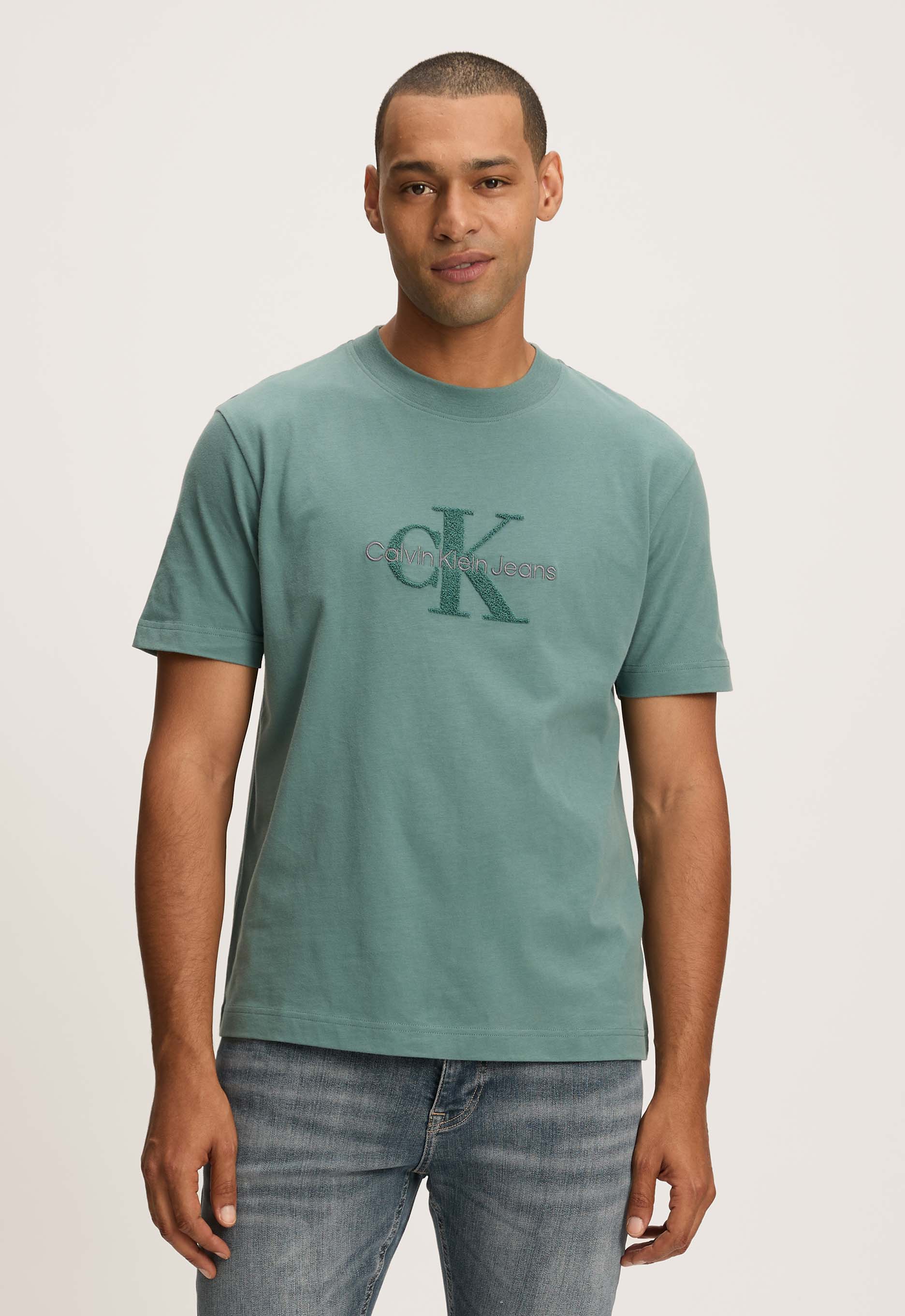 Calvin klein Chenille Monologo T-shirt