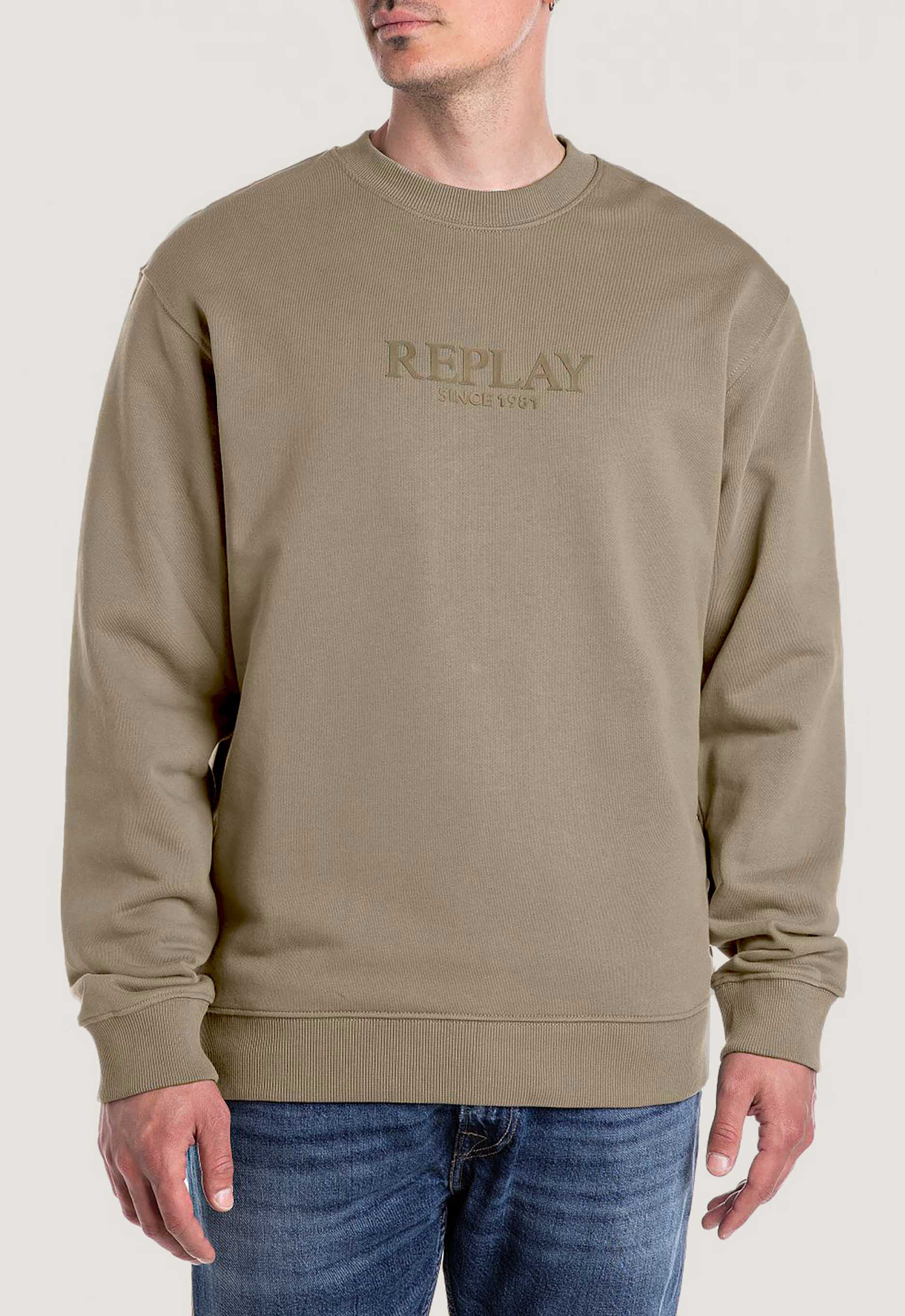 Replay Brand Crew Sweater