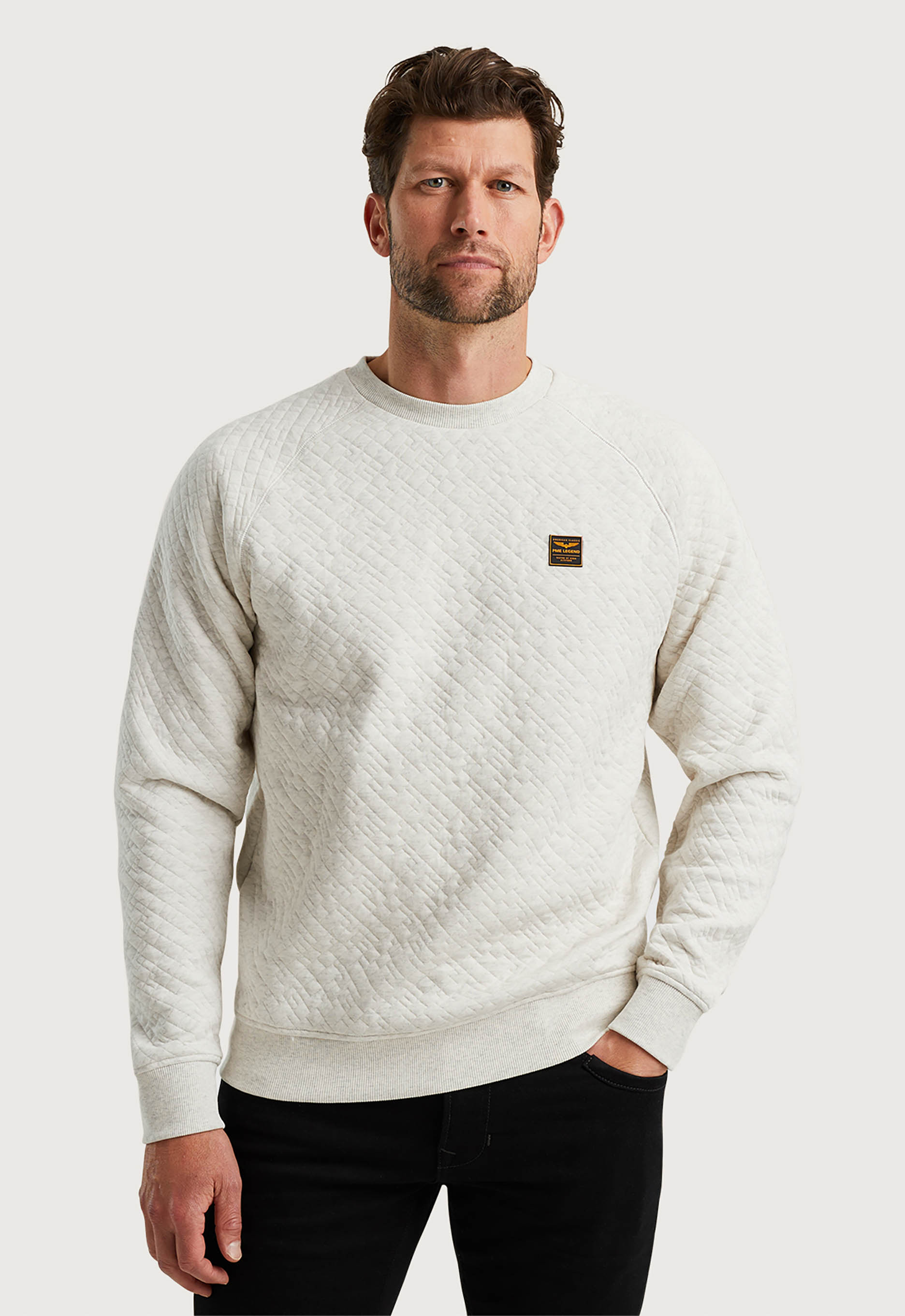 PME Legend™ Sweatshirt van jacquard sweatstof