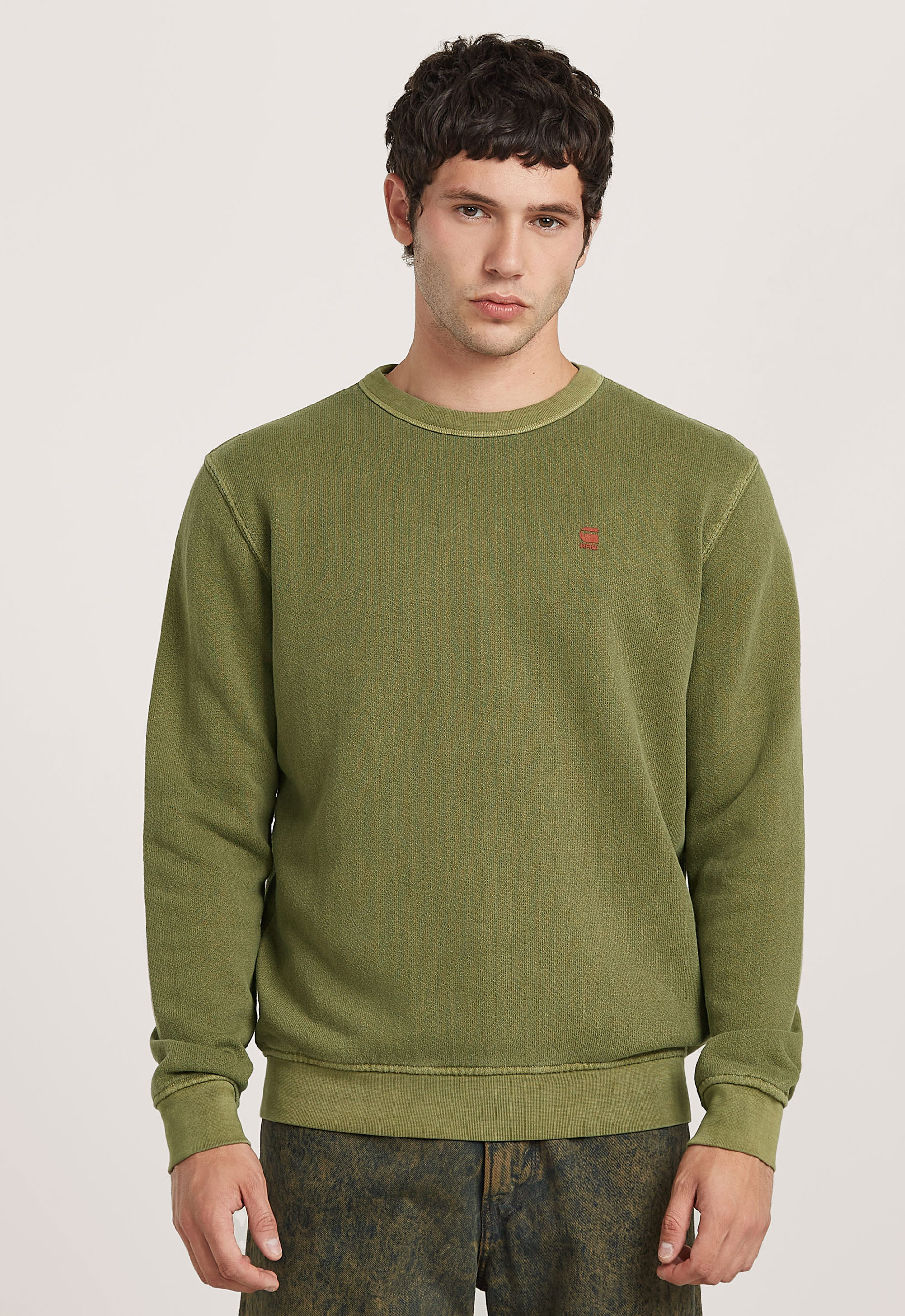 G-Star Raw Sweatshirt met labelstitching