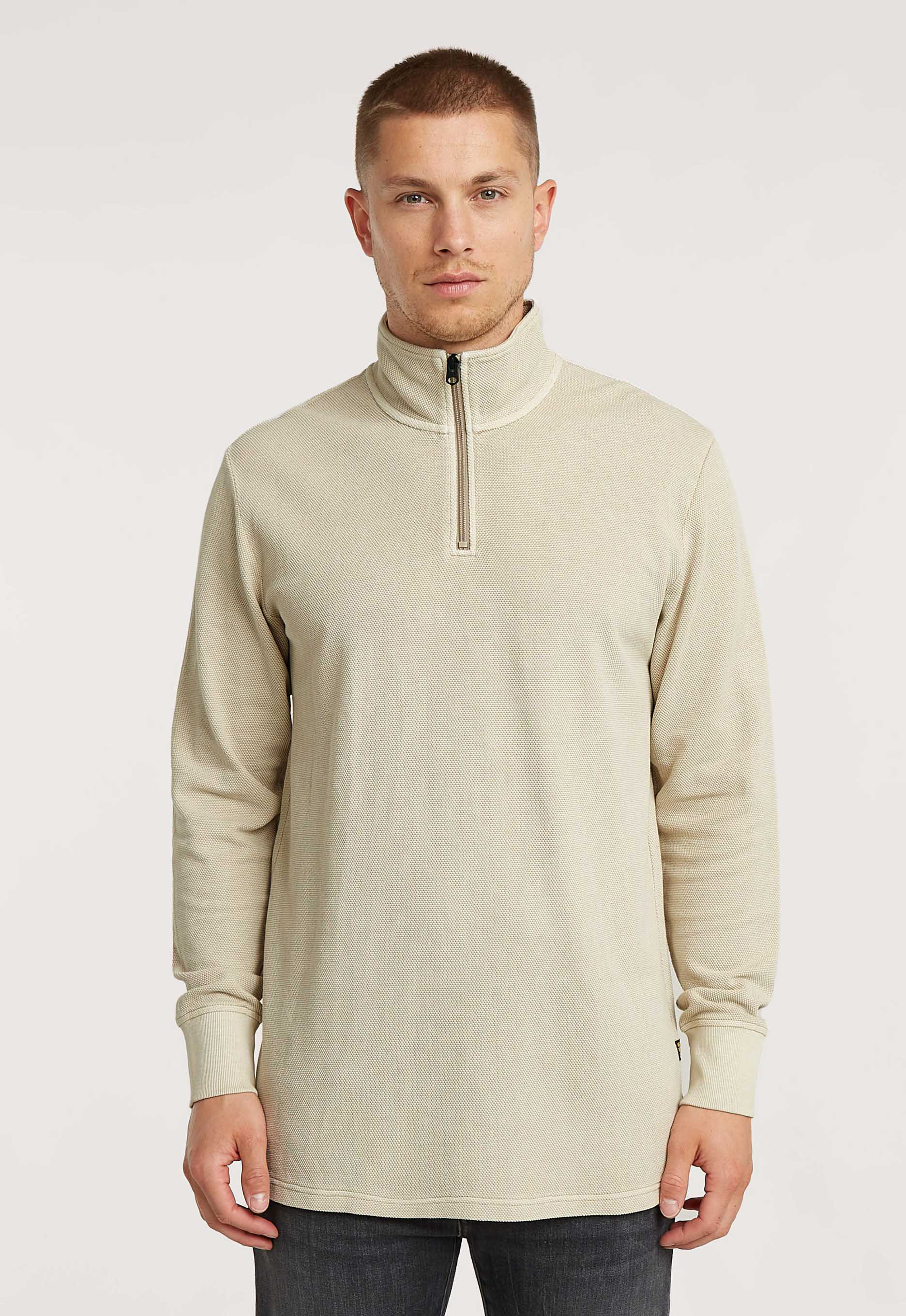 G-star raw Overdyed Half Zip Sweater