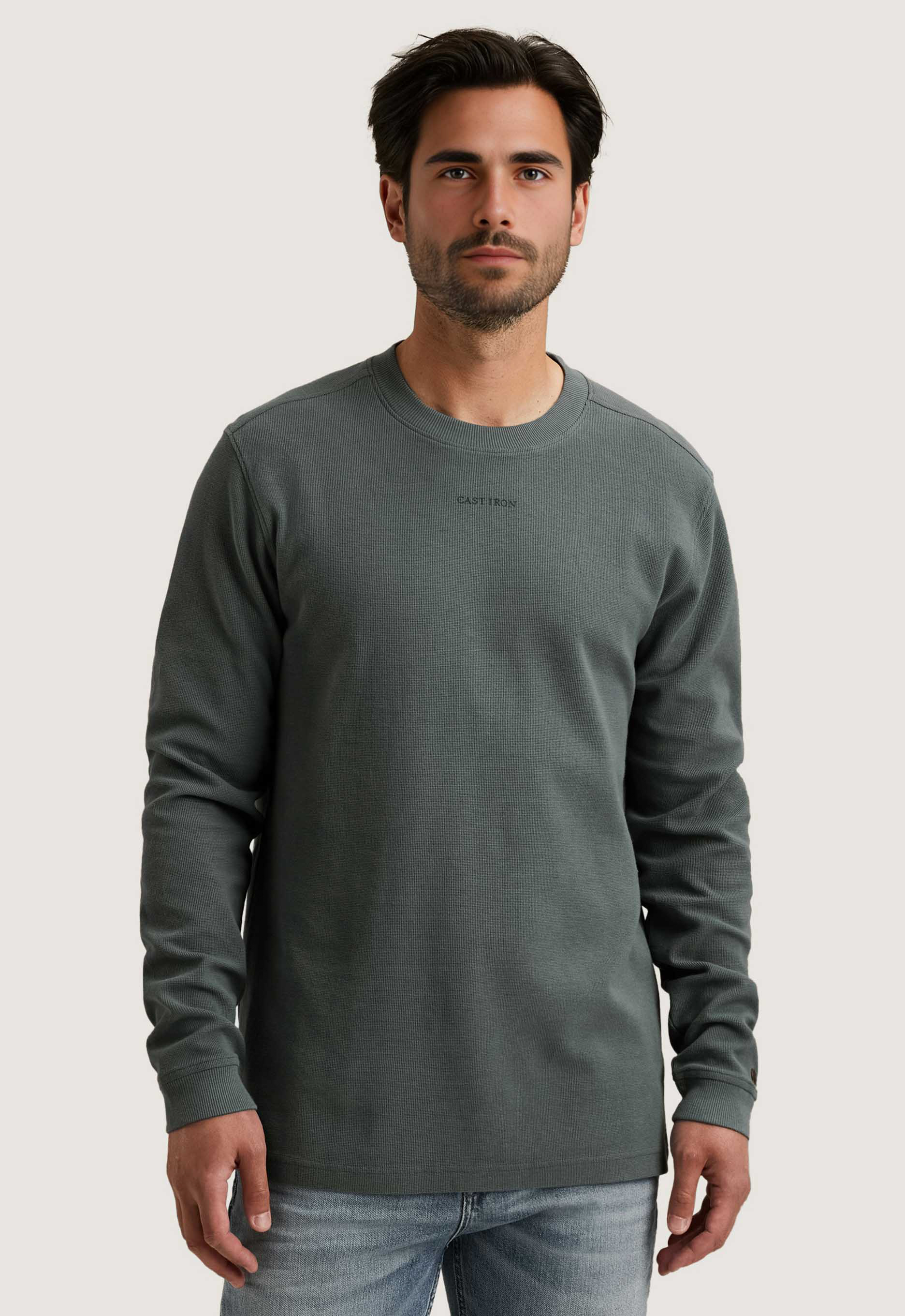 Cast iron Regular Waffle Longsleeve