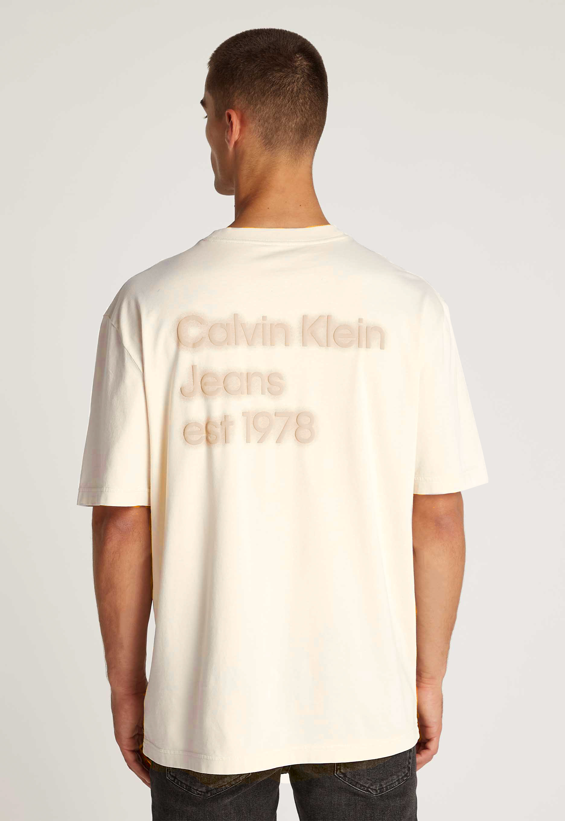 Calvin klein Washed Puff Print T-shirt