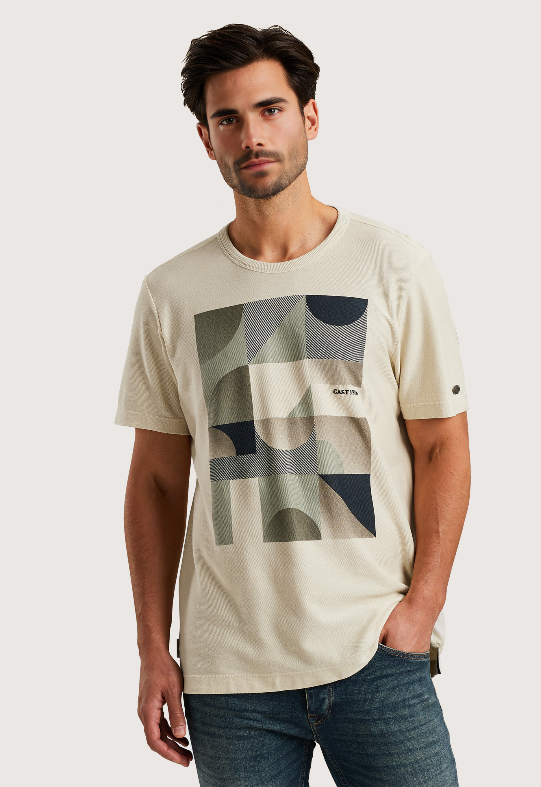 Cast iron Twill Jersey T-shirt