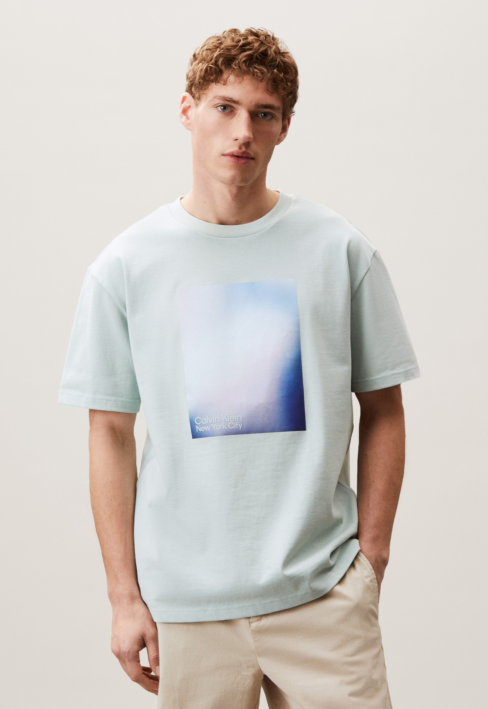 Calvin klein Relaxed Iriserend T-Shirt