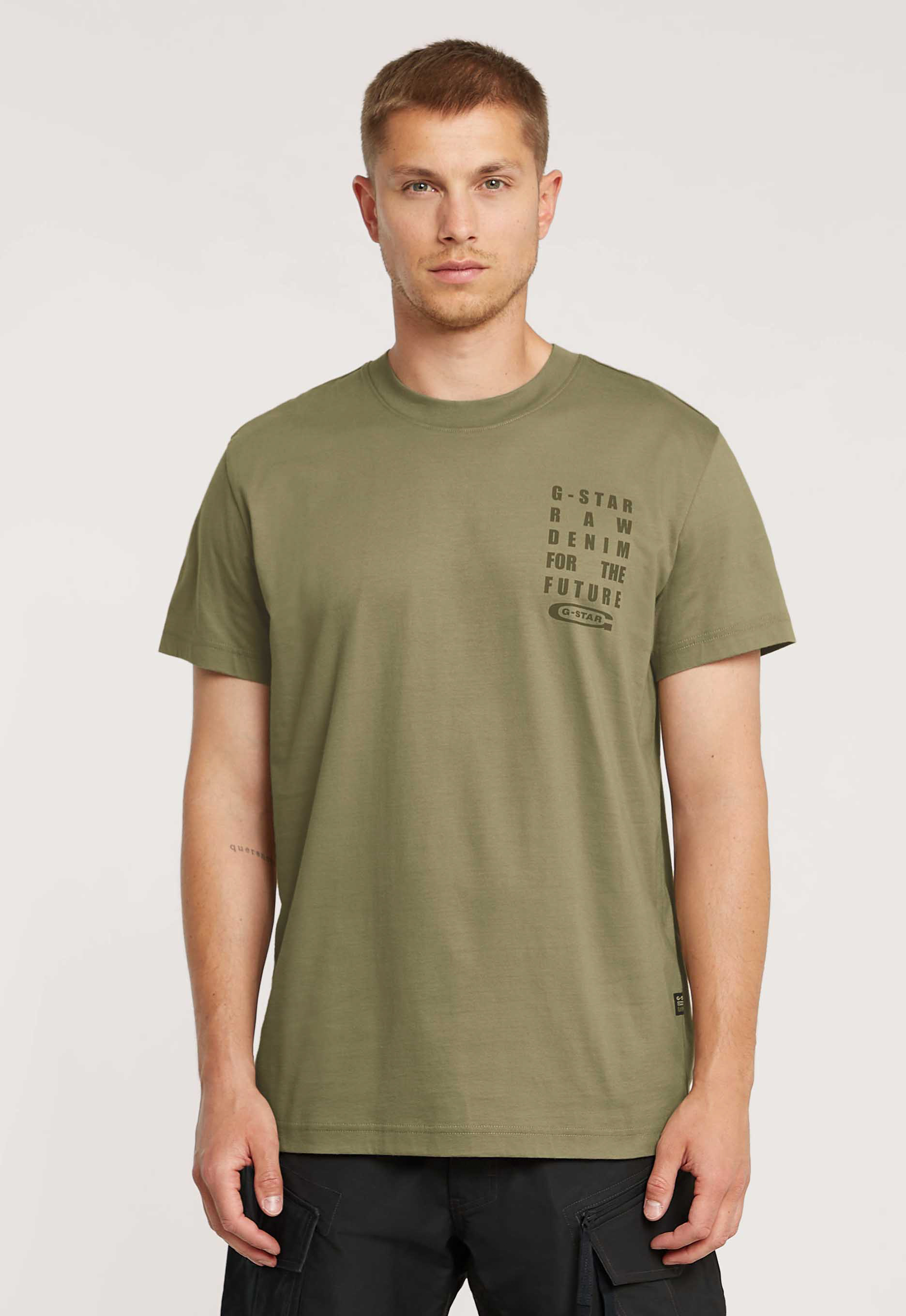 G-star raw Text Chest T-Shirt