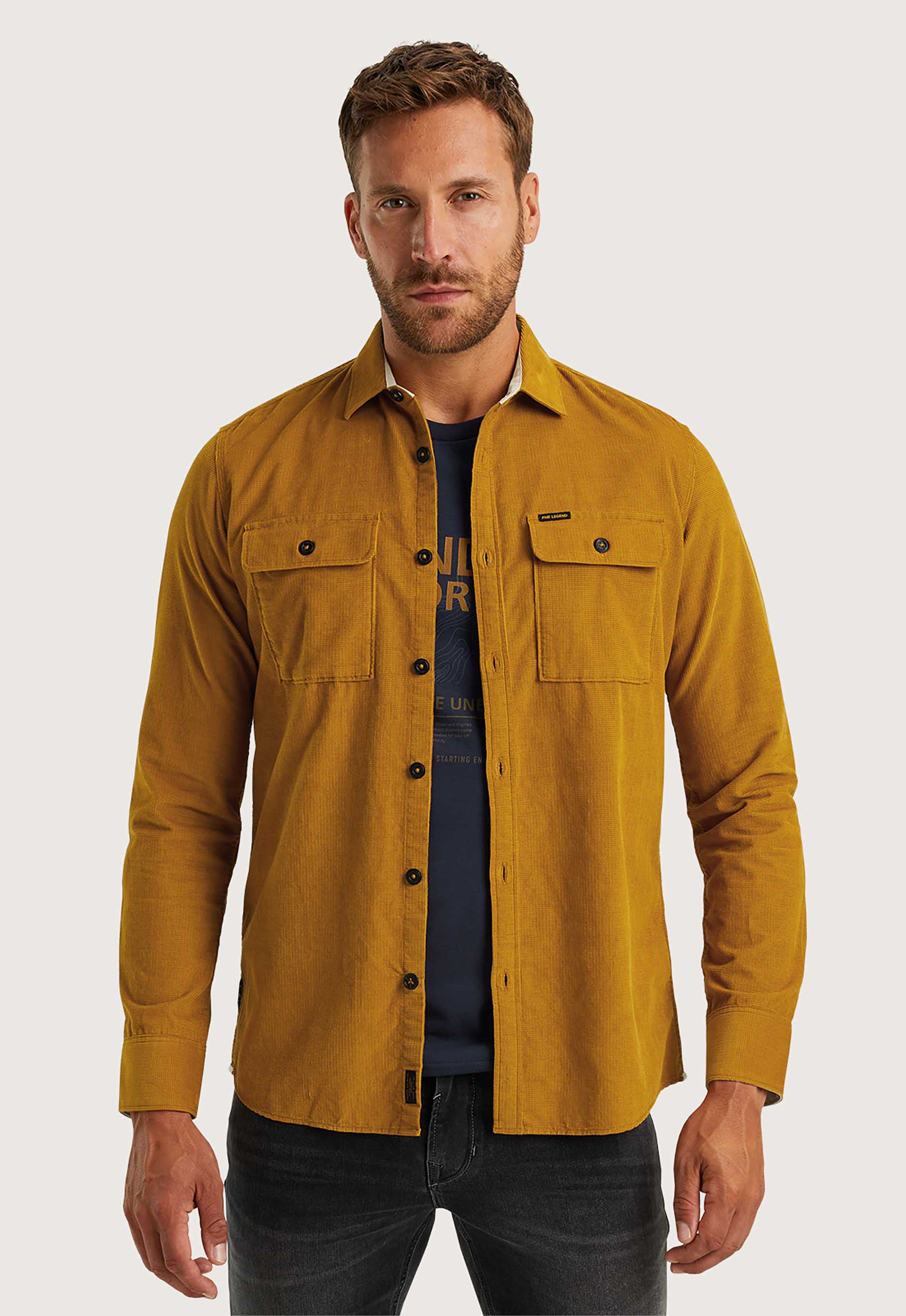 Pme legend Fine Waffle Corduroy Overshirt