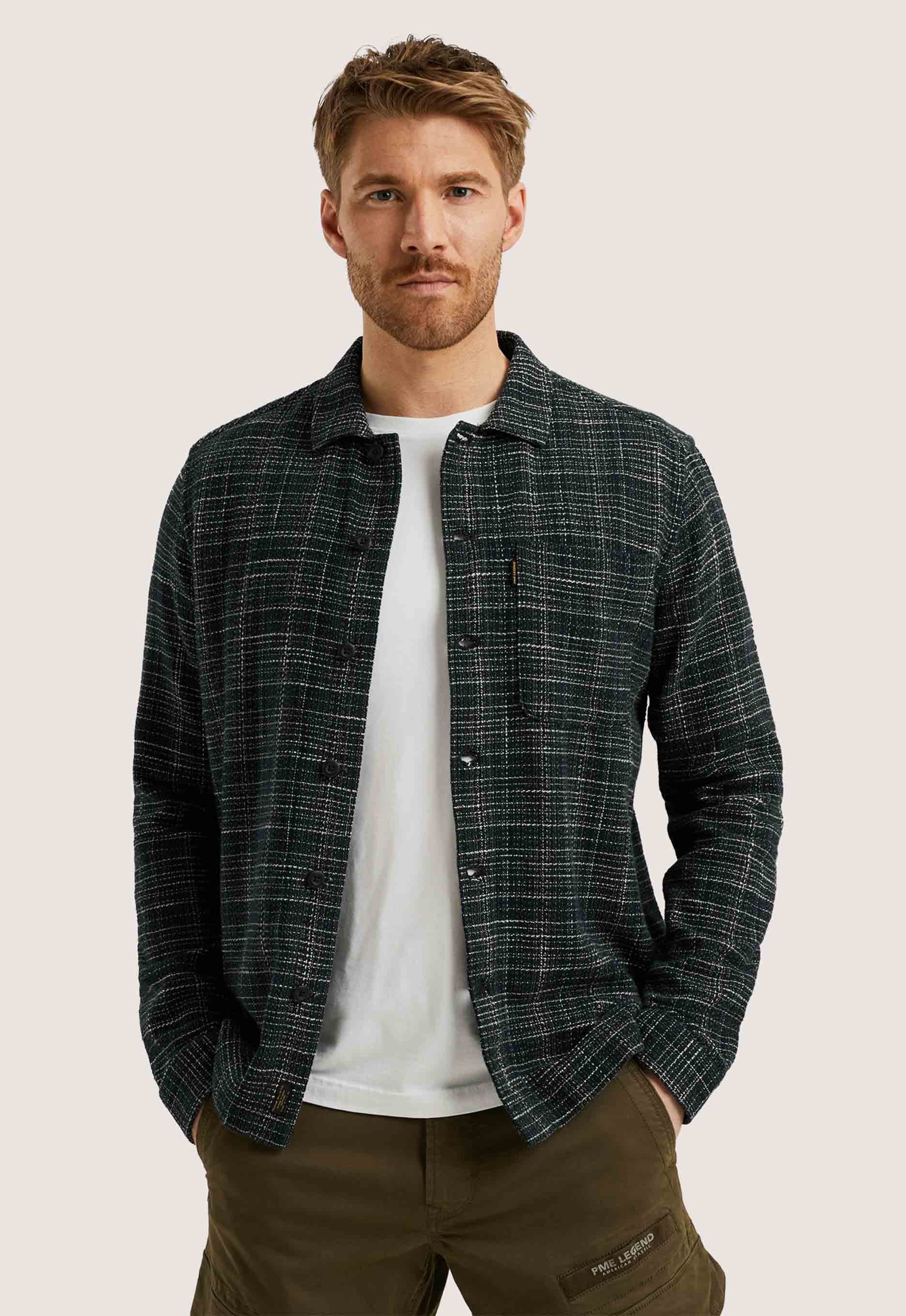 Pme legend Multi Mattweave Overhemd