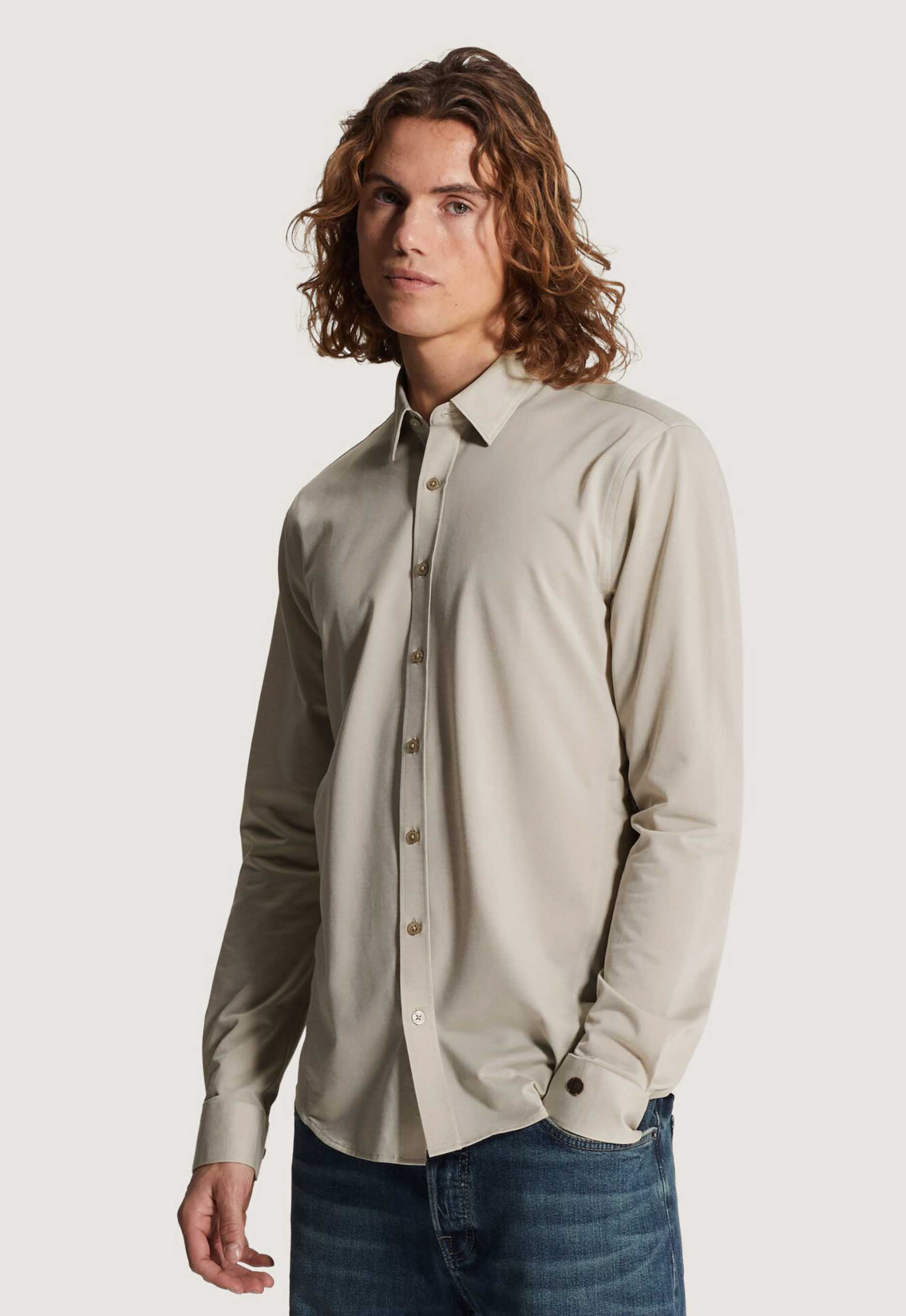 Cast Iron Tec Jersey Overhemd