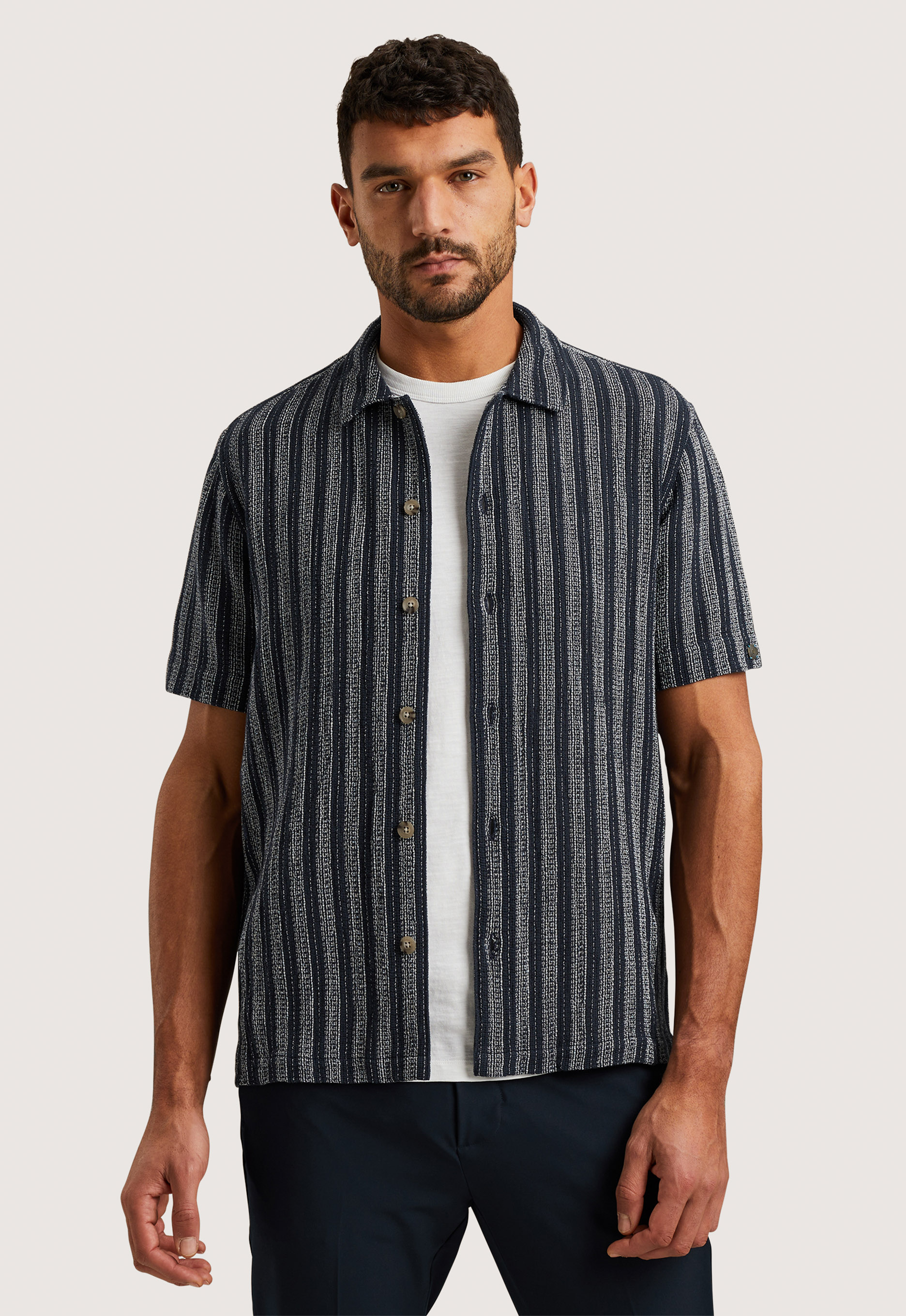 Cast iron Stripe Overhemd