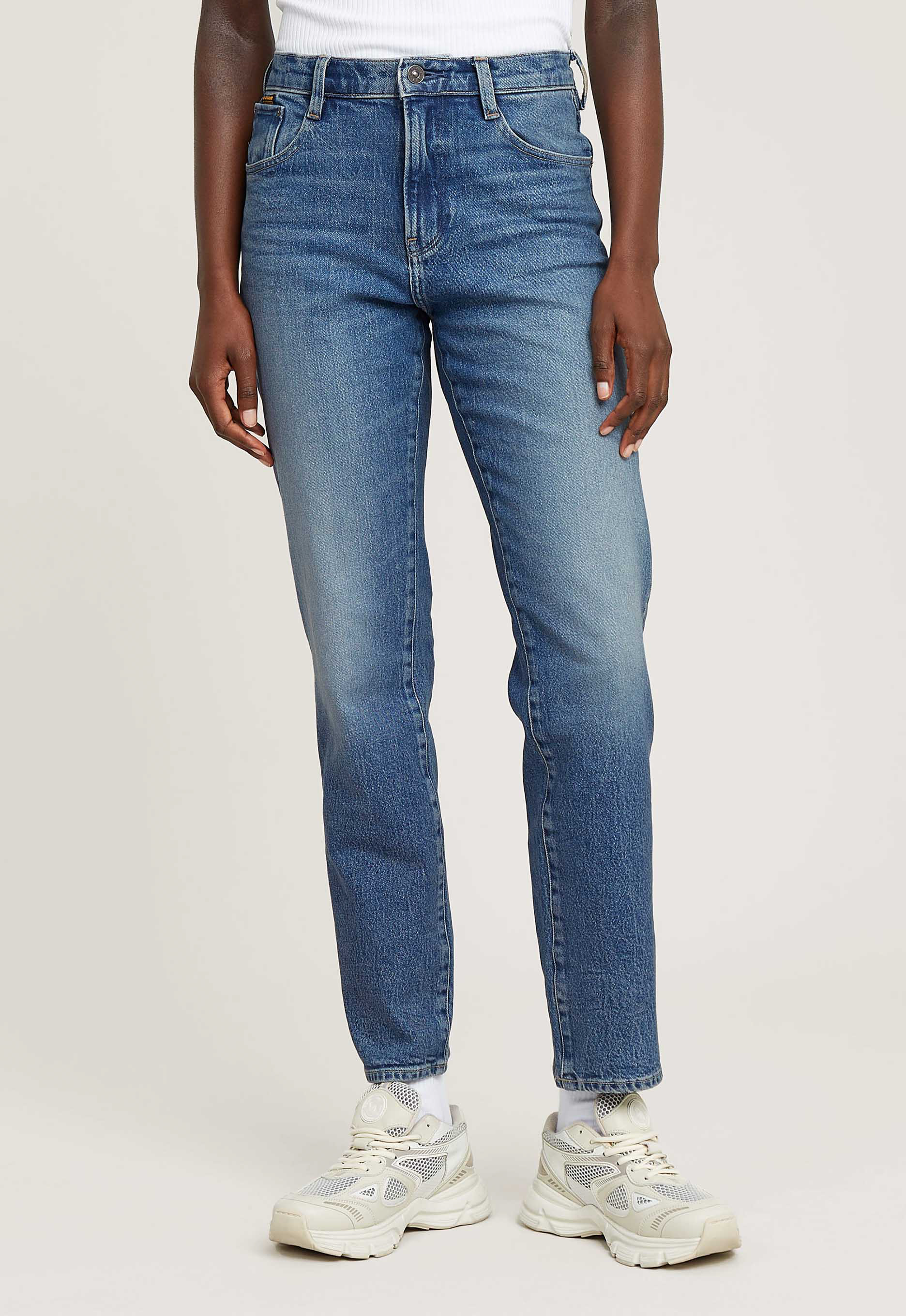 G-Star RAW Viktoria High Straight Jeans Midden blauw Dames
