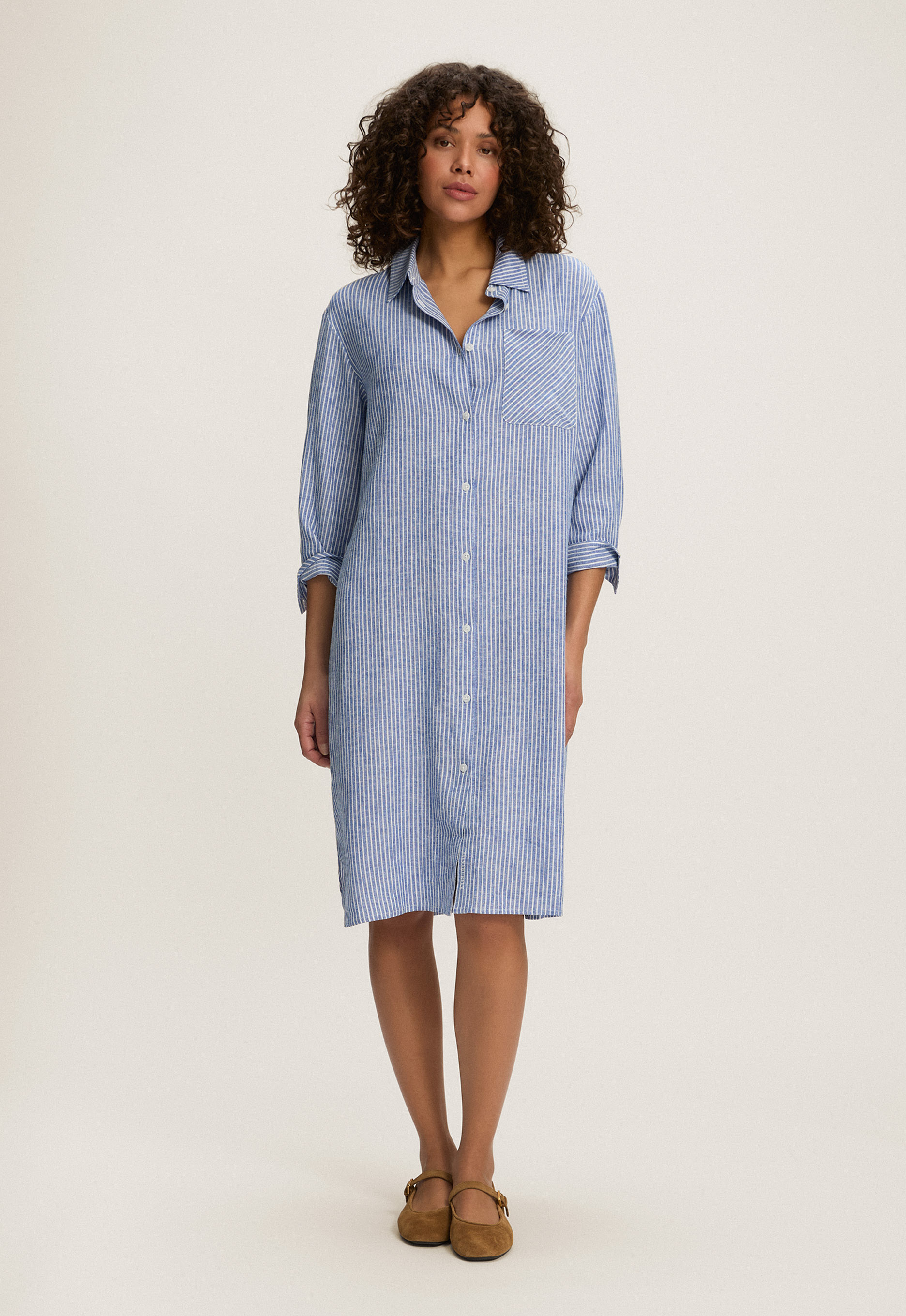 Silvercreek Lovina Midi Jurk