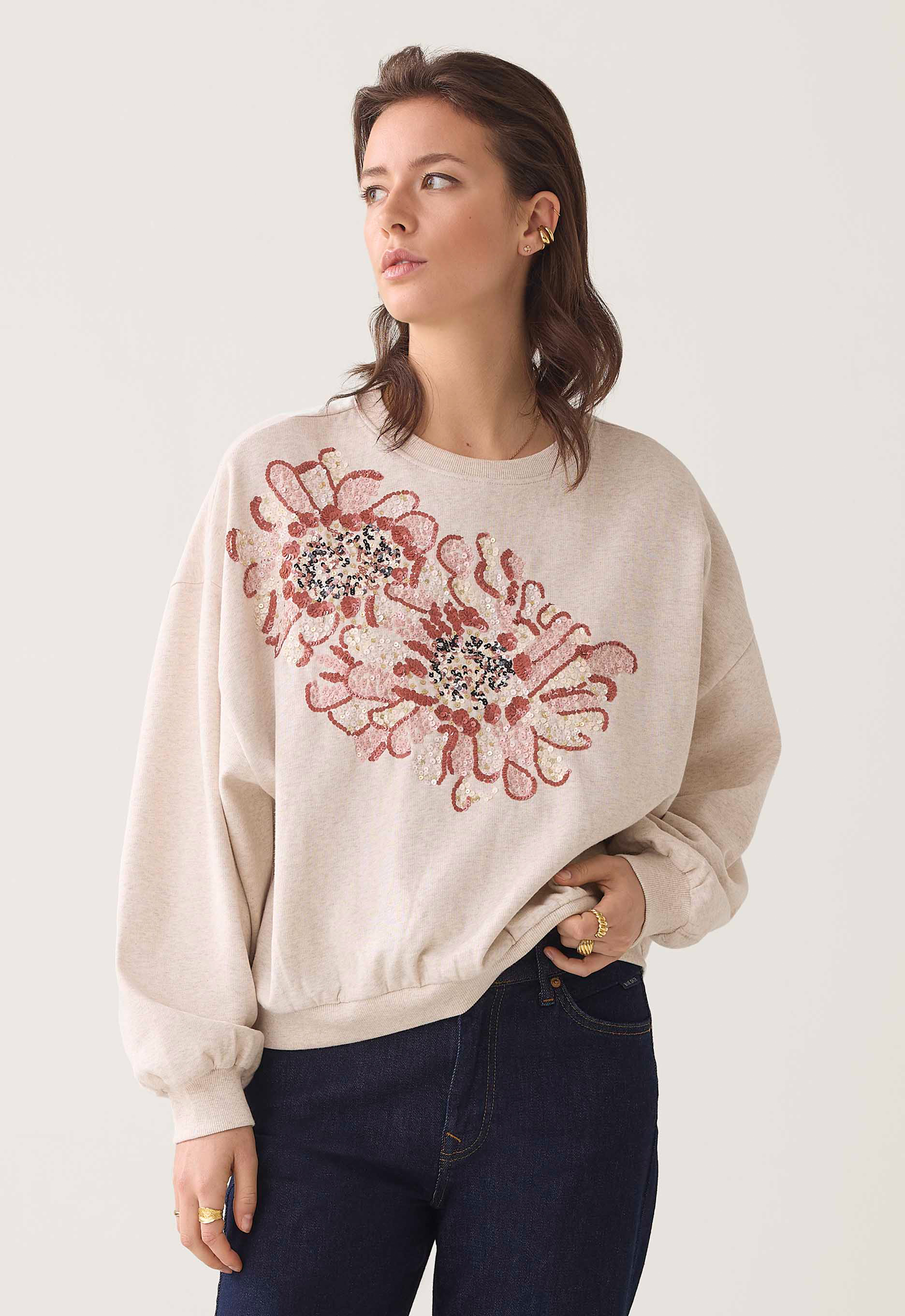 Summum Floral Sweater