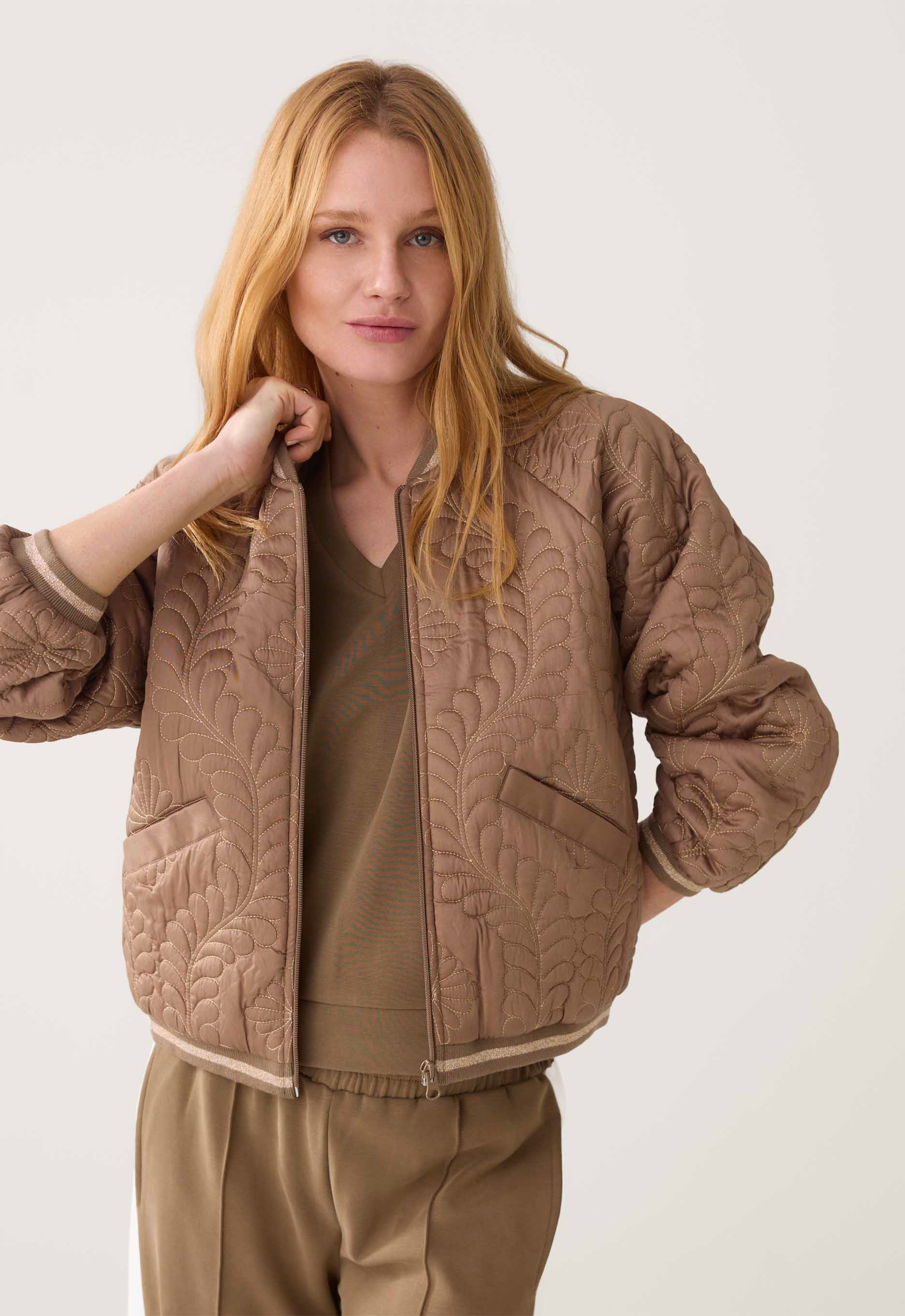 Summum Quilted Satin Bomberjack