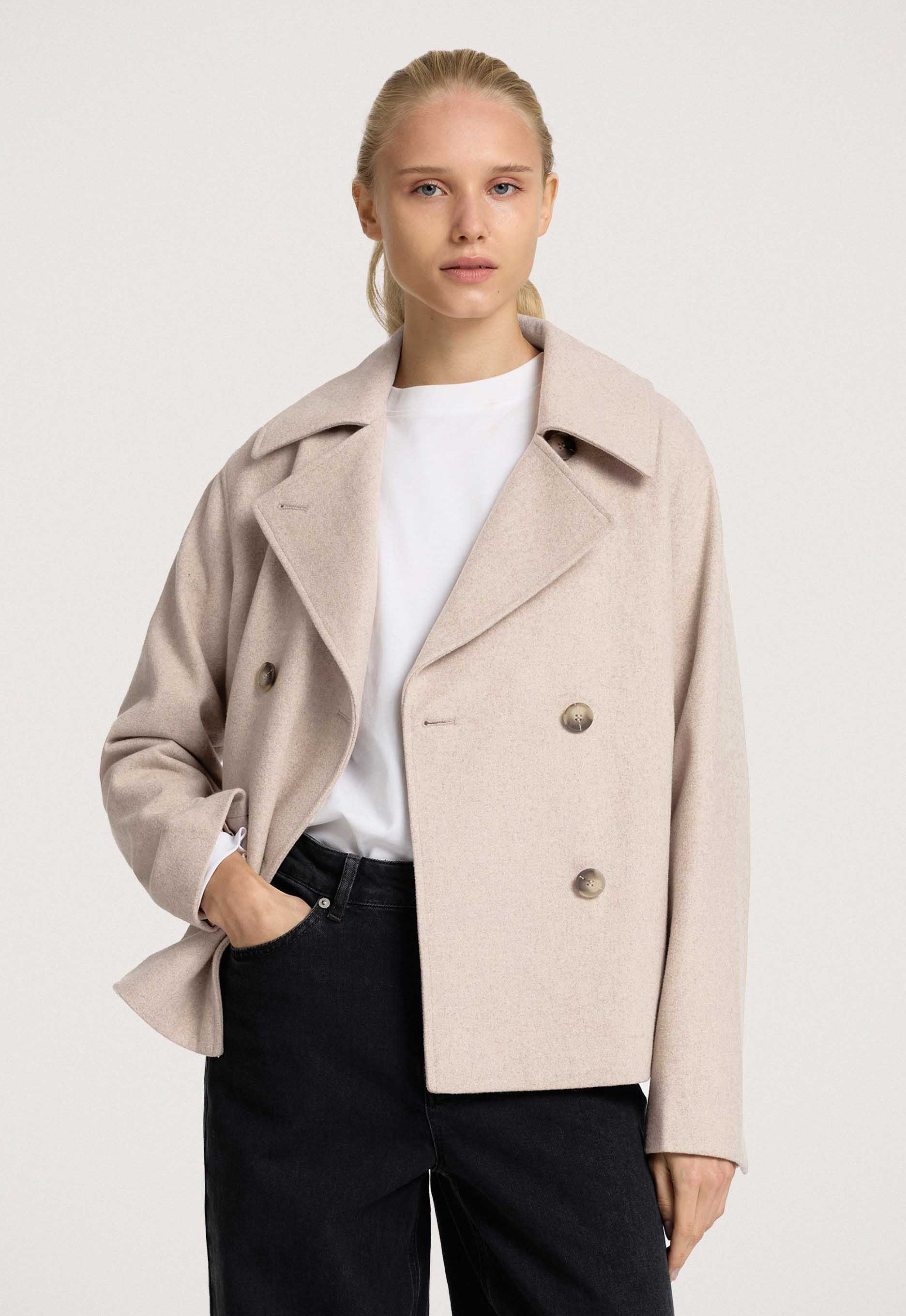 Selected femme Alma Short Wool Jacket