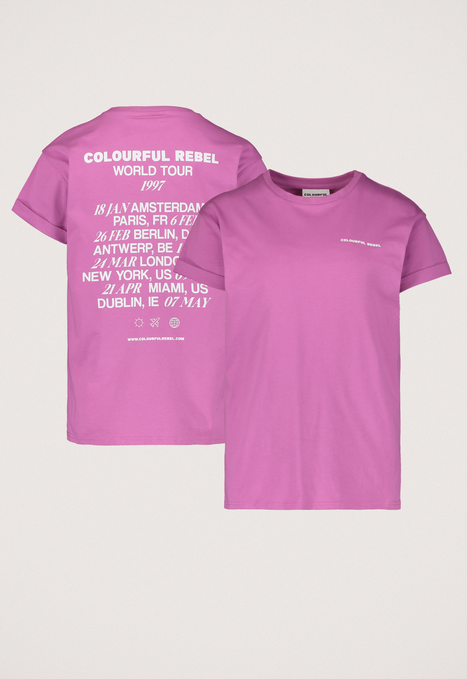 Colourful Rebel Logo Globe T-shirt