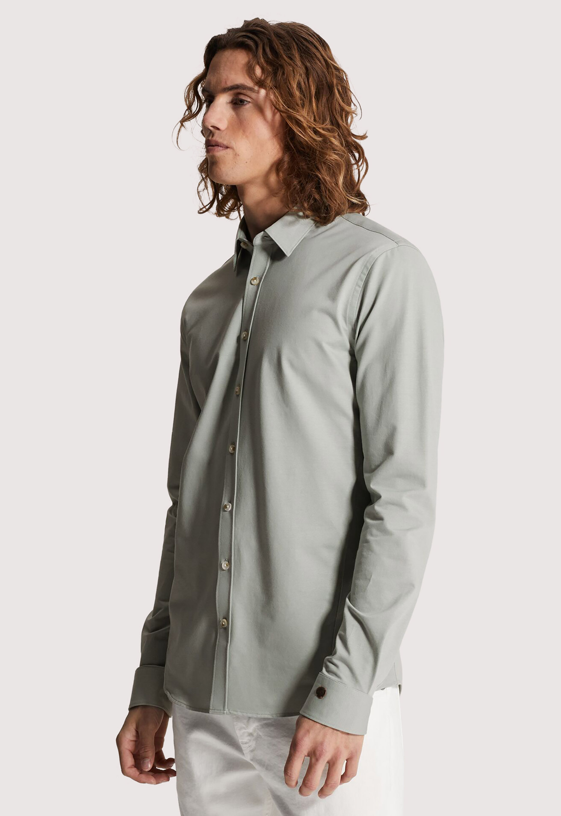 Cast Iron Twill Jersey Overhemd