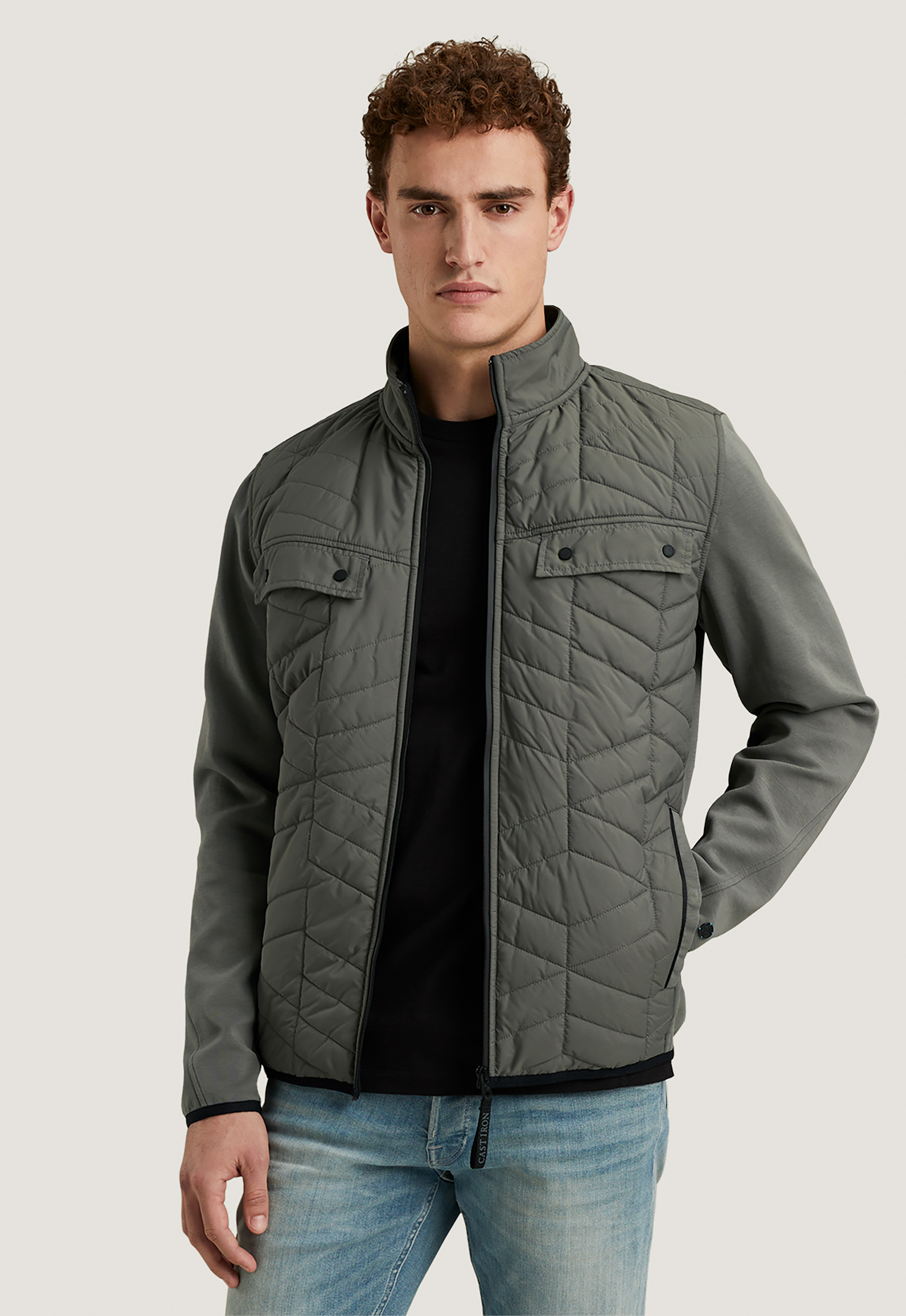 Cast iron Interlock Bomber Jacket