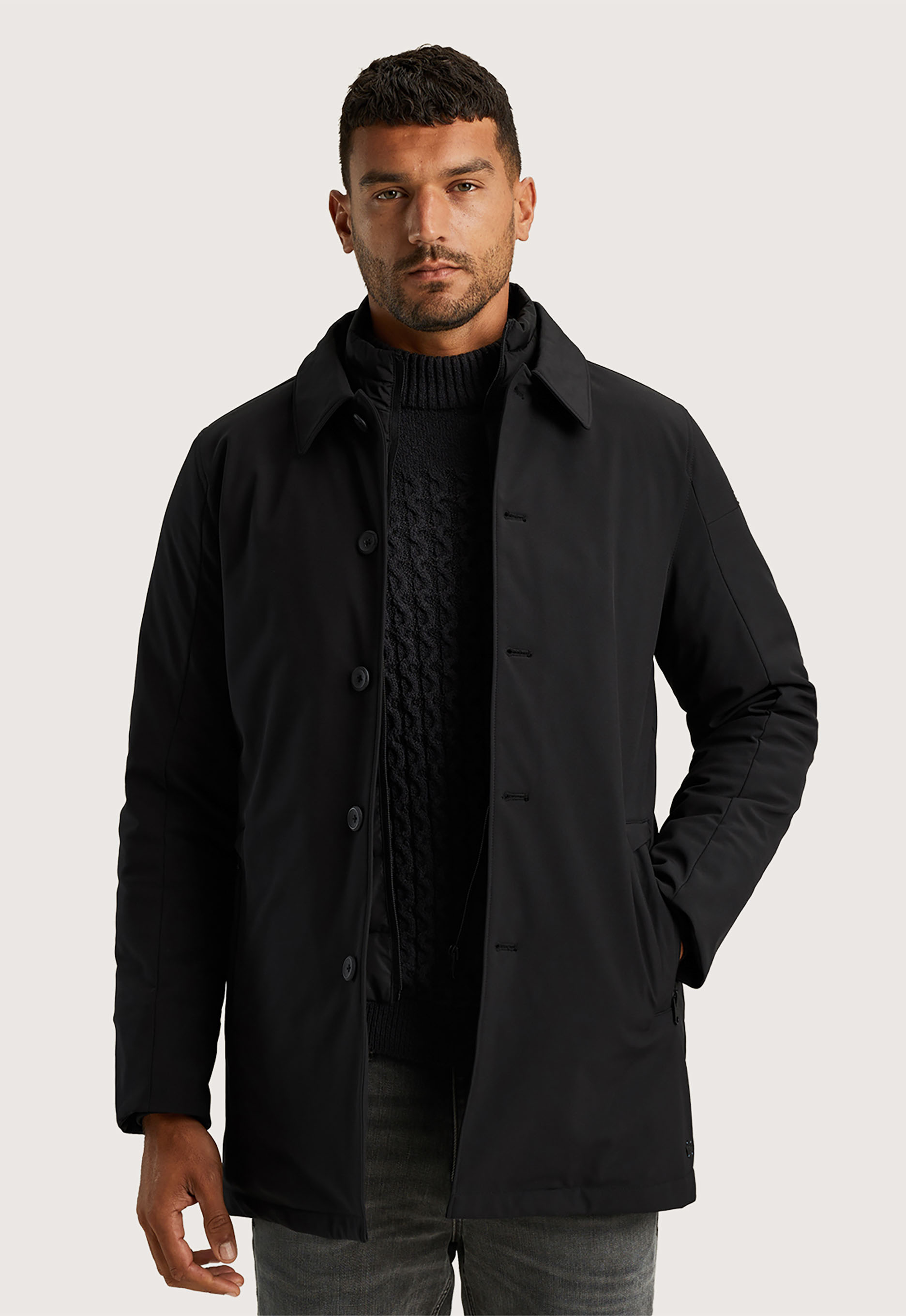 Cast Iron Softshell Jas Fuscler Black Heren