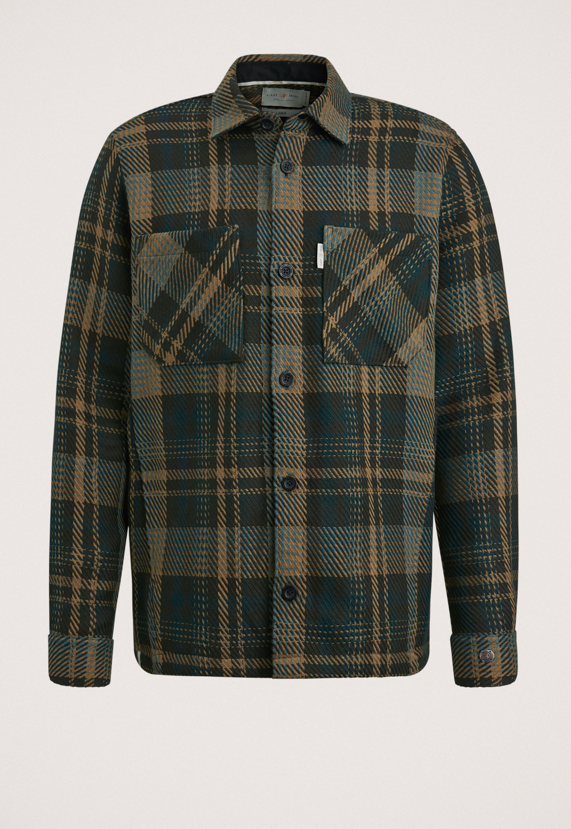 Cast iron Heavy Check Overshirt