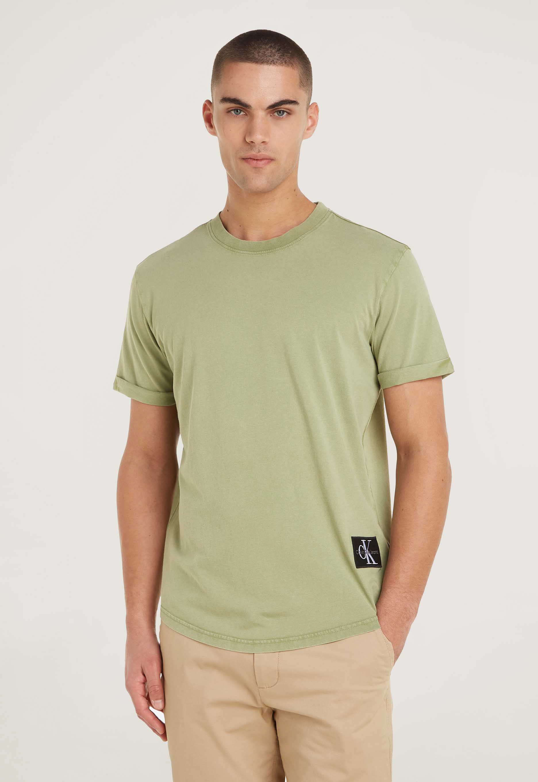 Calvin klein Washed Monologo Badge T-shirt