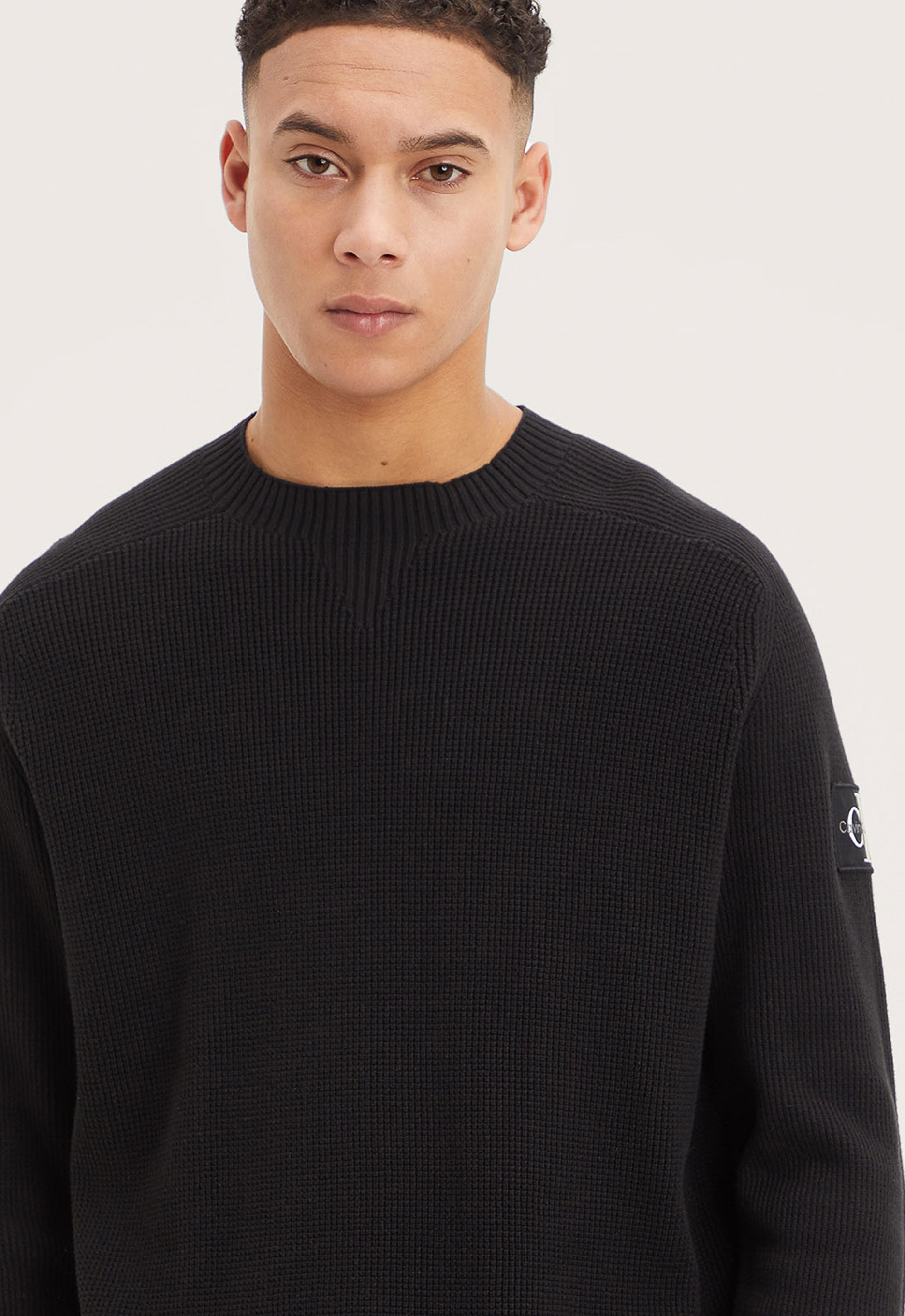 Calvin Klein Monologo Badge Sweater Calvin Klein Monologo Badge Sweater